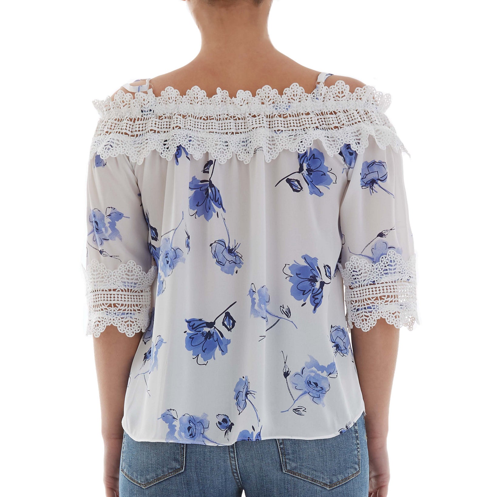 BCX Women 3 4 Sleeve Button Up Top