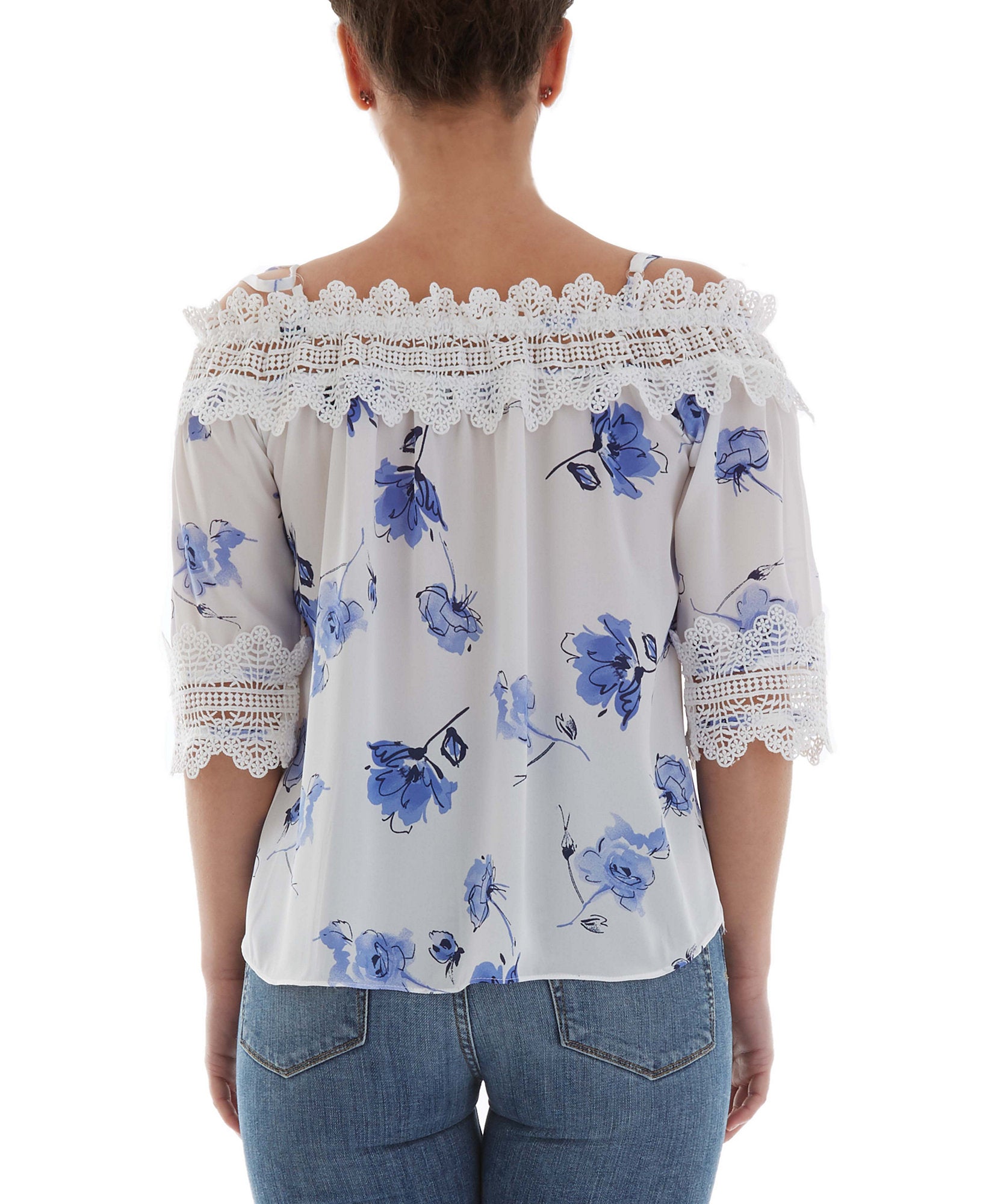 BCX Women 3 4 Sleeve Button Up Top