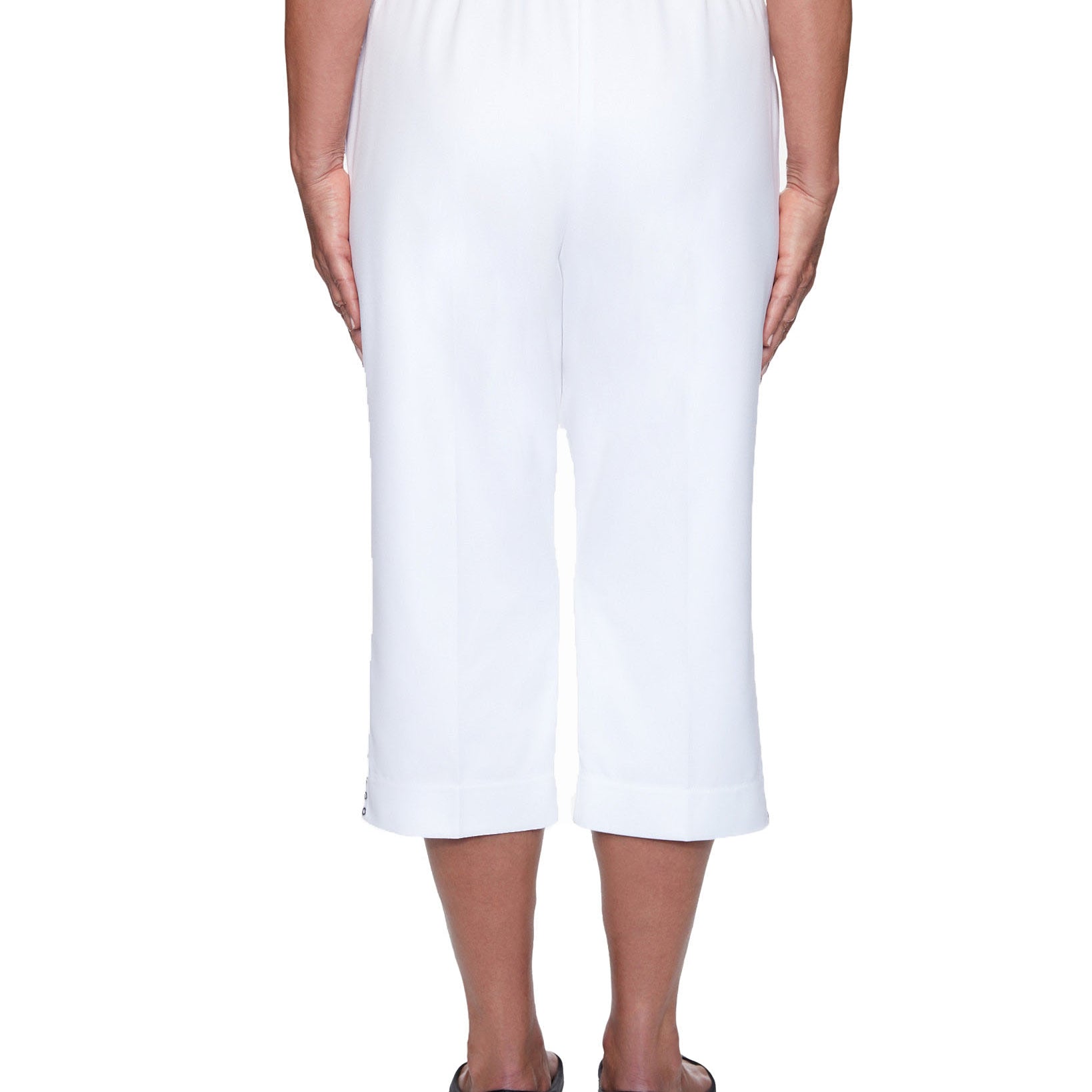 Alfred Dunner Women Plus Anchors Away Heat Cuff Capri