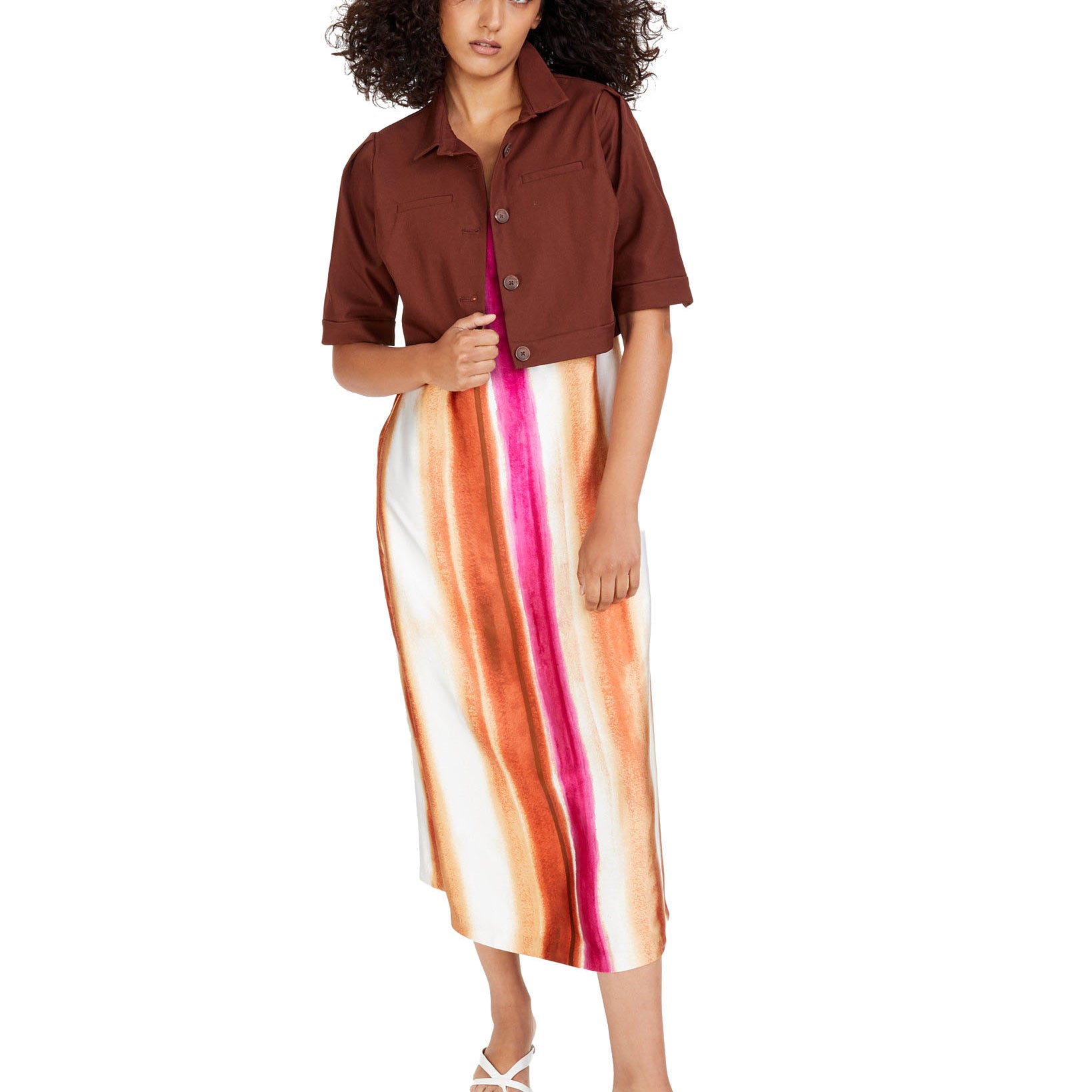 Alfani Women Cropped Elbow Sleeve Jacket