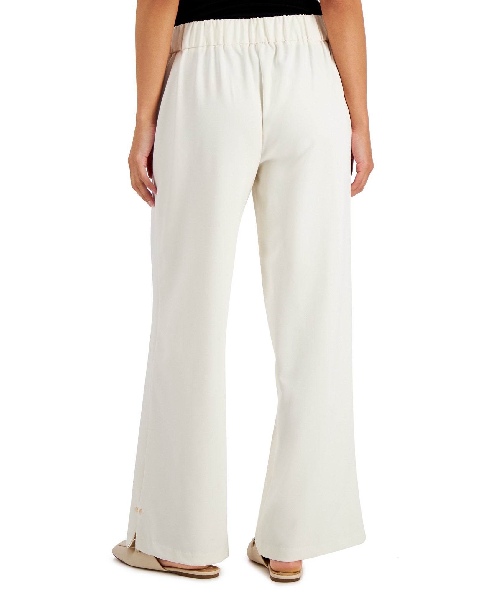JM Collection Women Petite Wide Leg Pants