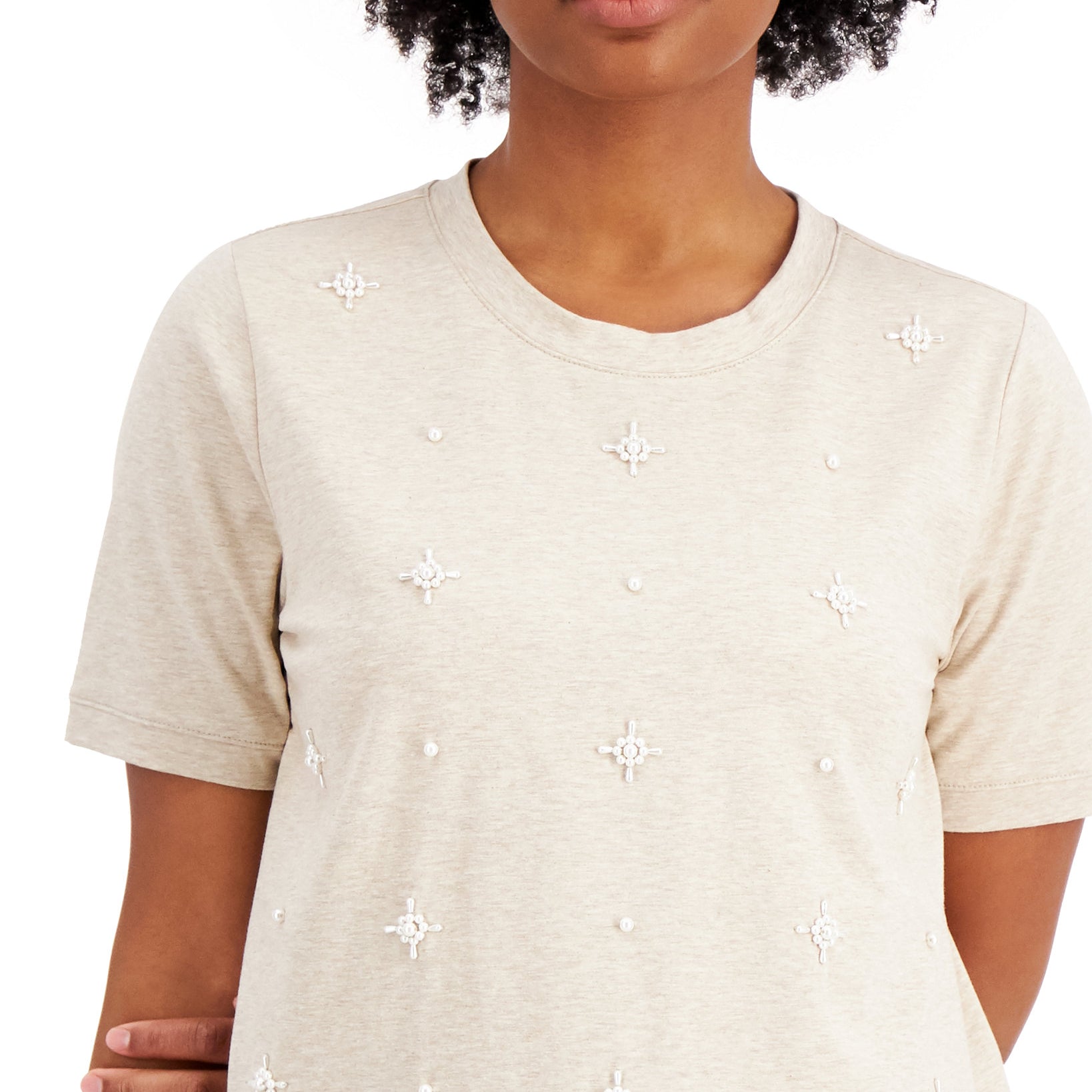 Charter-Club-Women-Embellished-Crewneck-T-Shirt