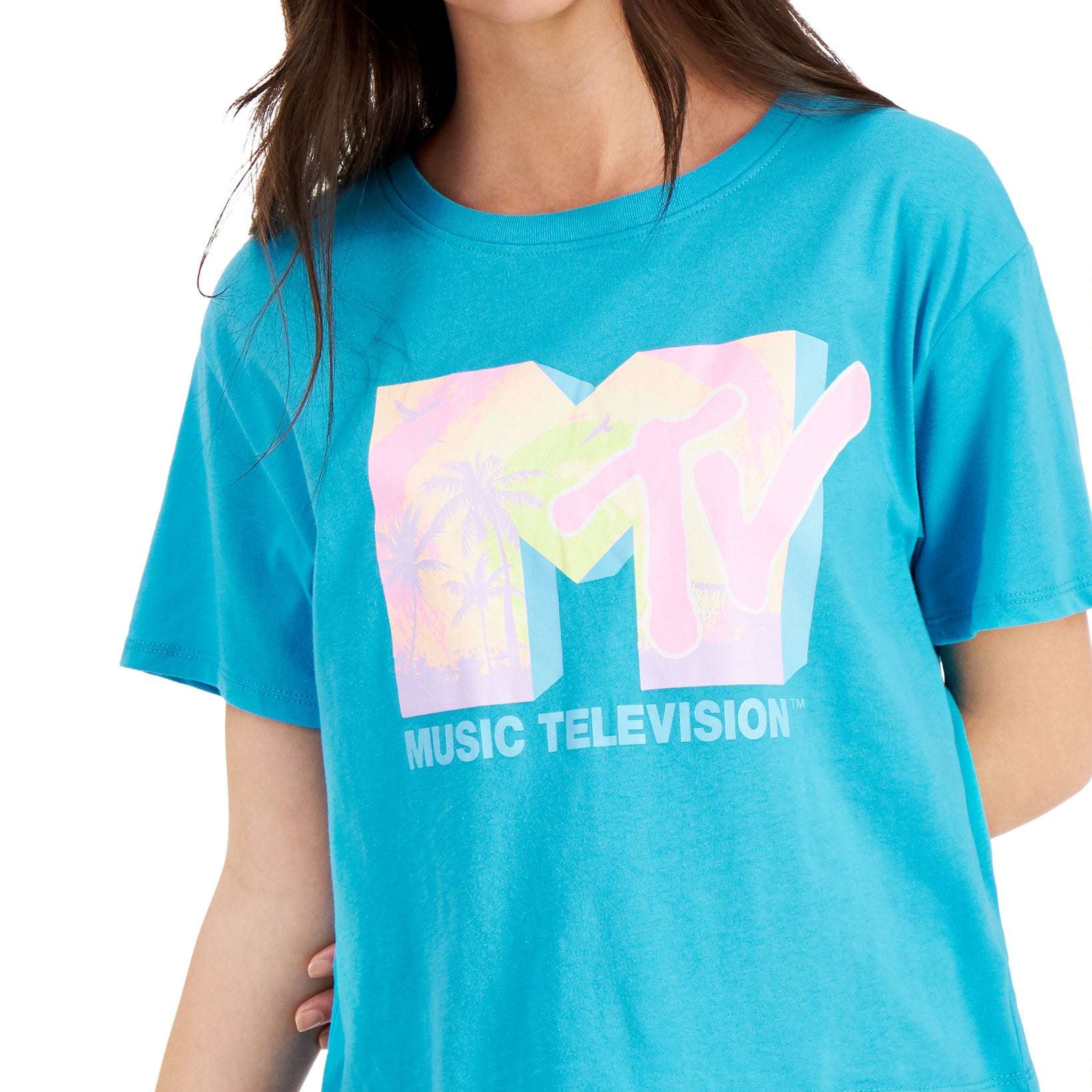 Love Tribe Women MTV Logo T Shirt