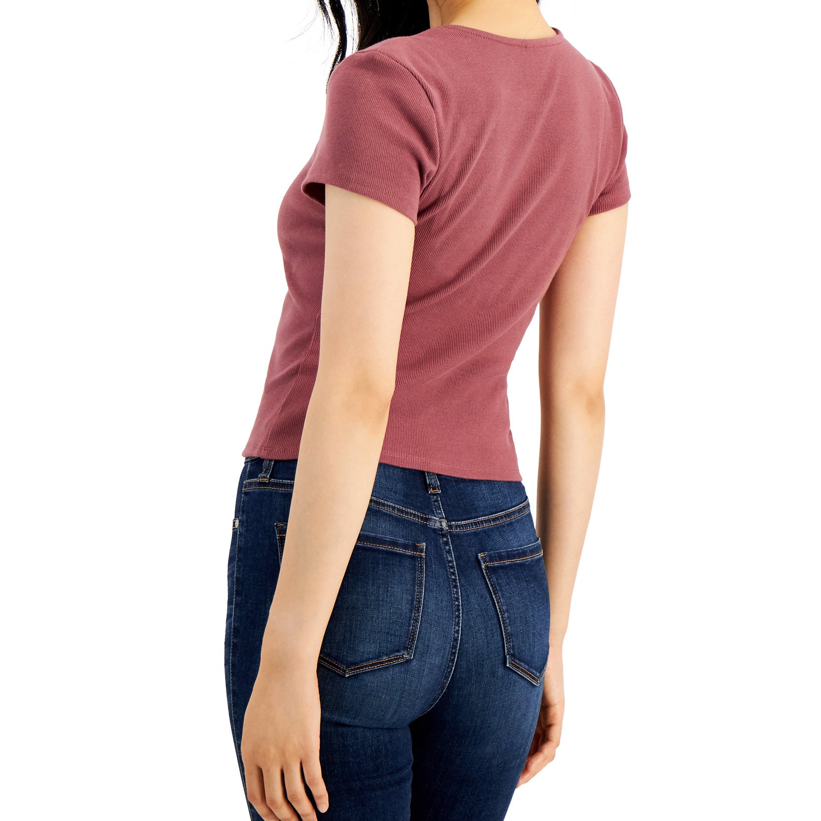 Self Esteem Women Cutout T Shirt