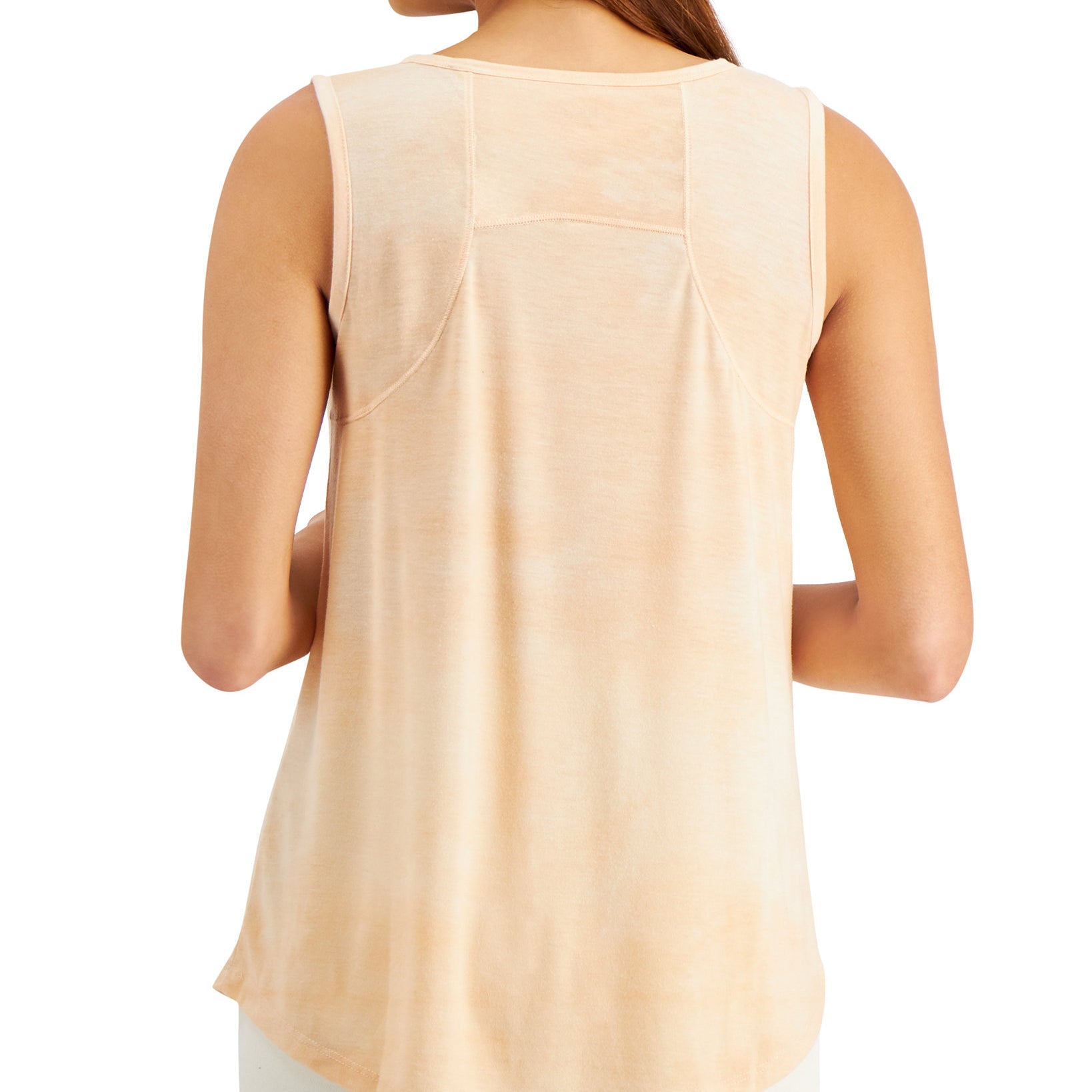 Style & Co Women Palm Shadow Graphic Print Tank Top