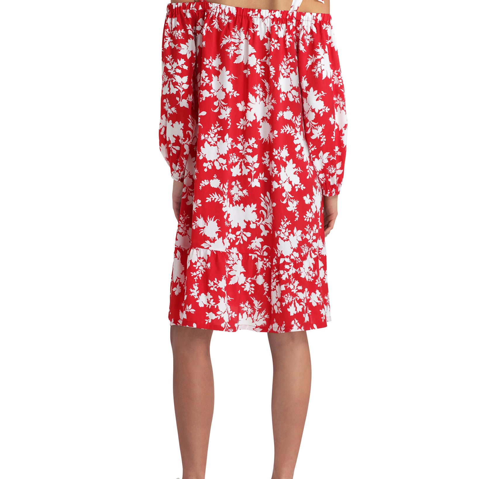 Gigi Parker Women Floral Print Cold Shoulder Dress