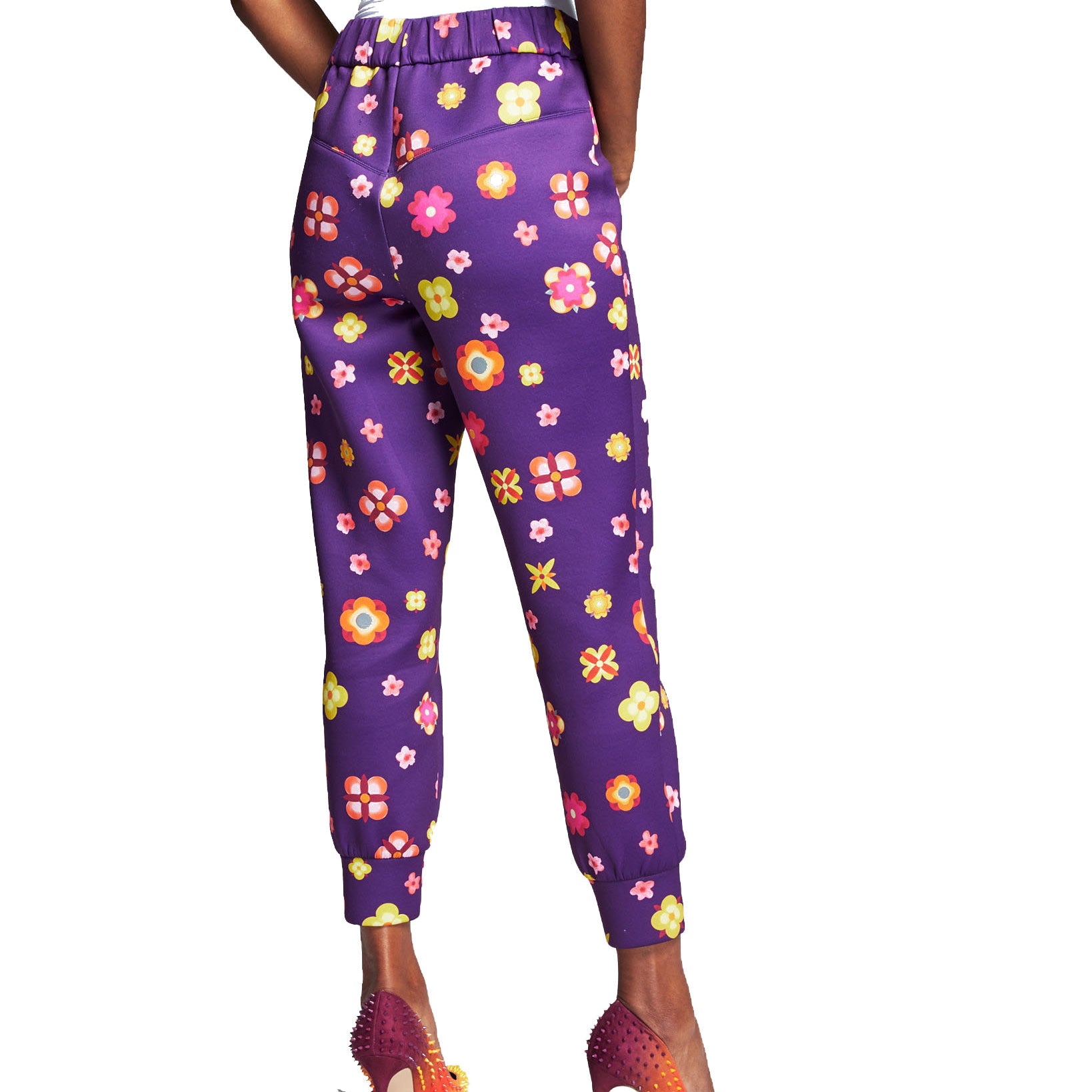 INC International Concepts Women Misa Hylton Floral Print Jogger Pants