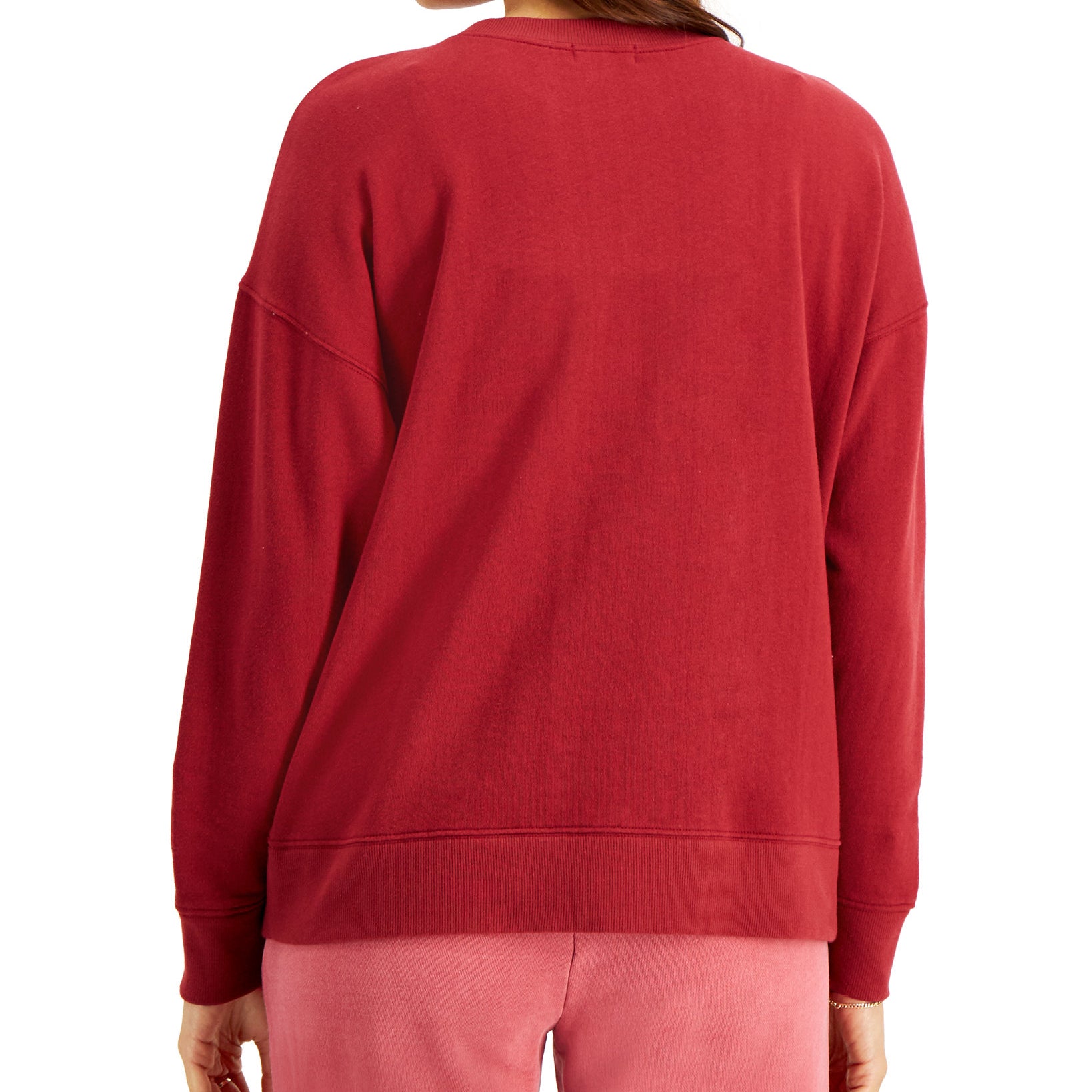 Style & Co Women Graphic Crewneck Sweatshirt