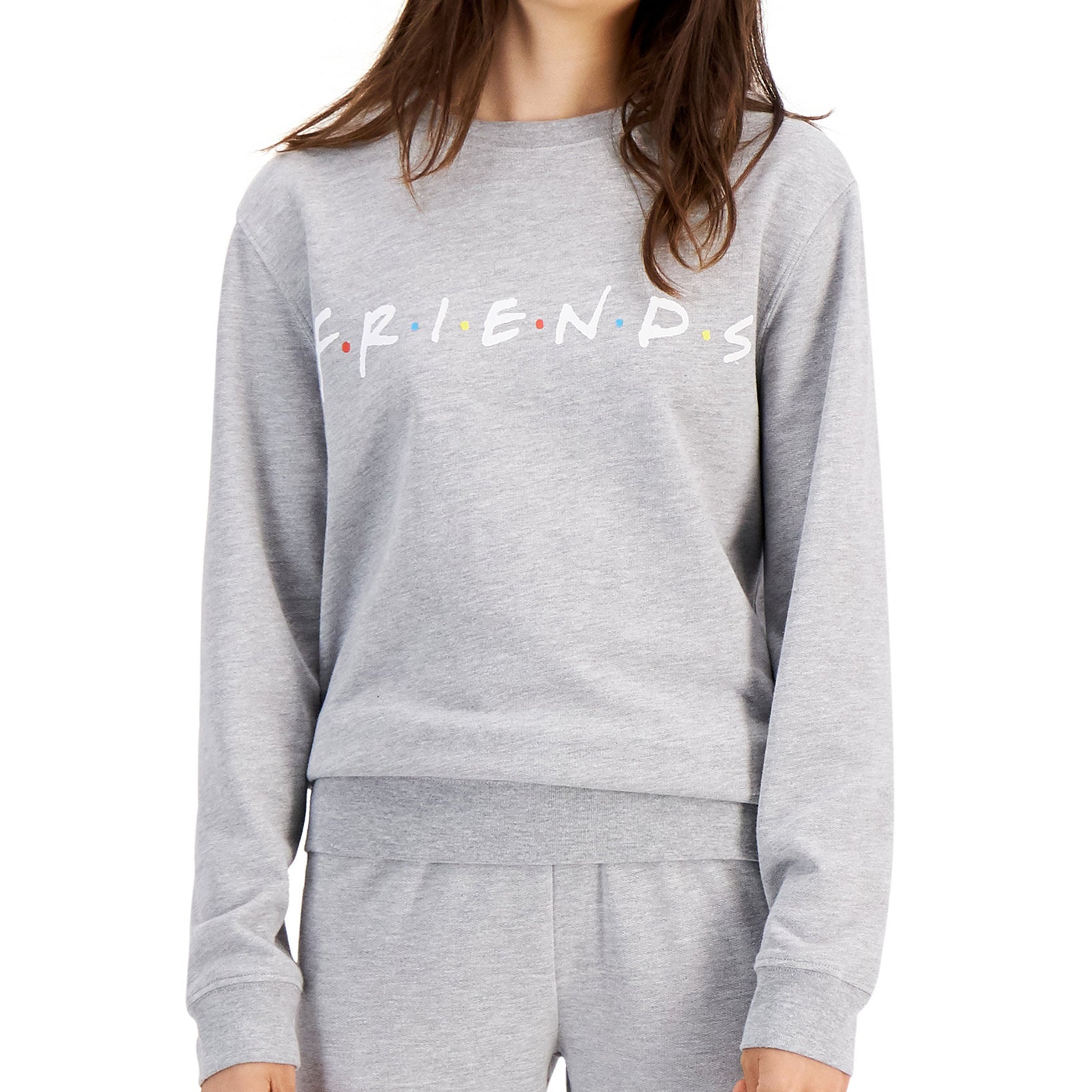 Love Tribe Women Friends Sweatshirt Heather Grey