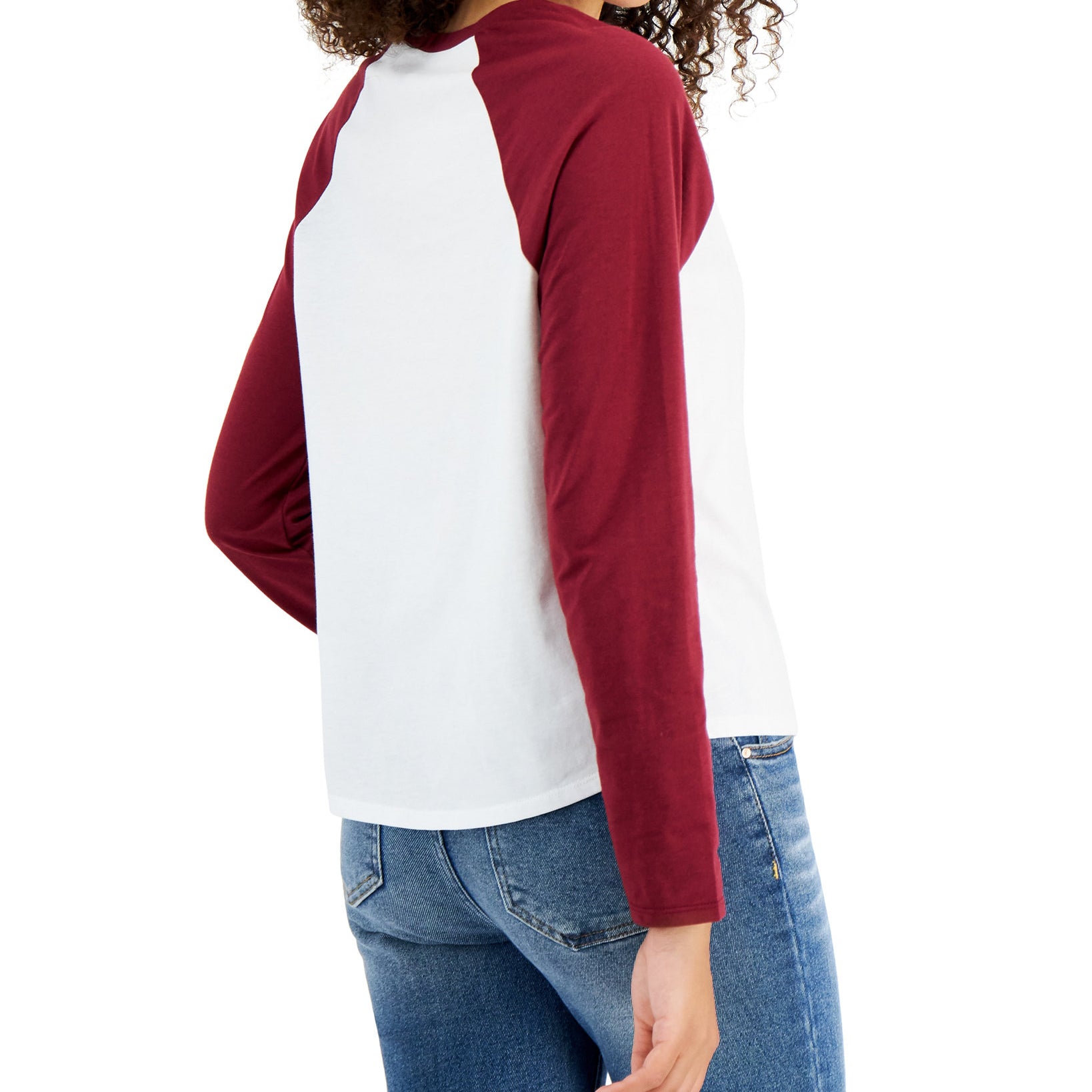 Rebellious One Women Raglan Sleeve Graphic Top