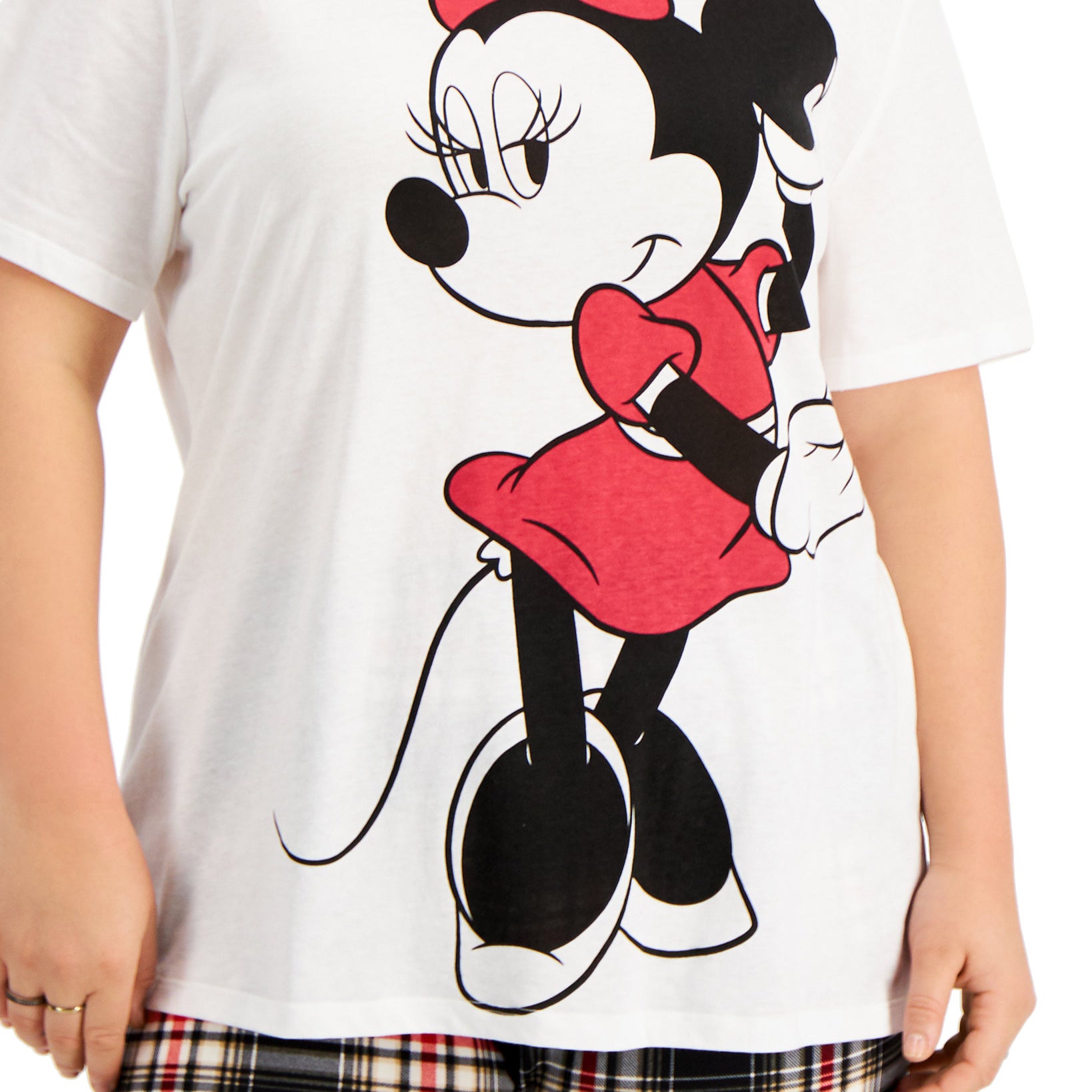 Love Tribe Women Plus Trendy Minnie Mouse T Shirt