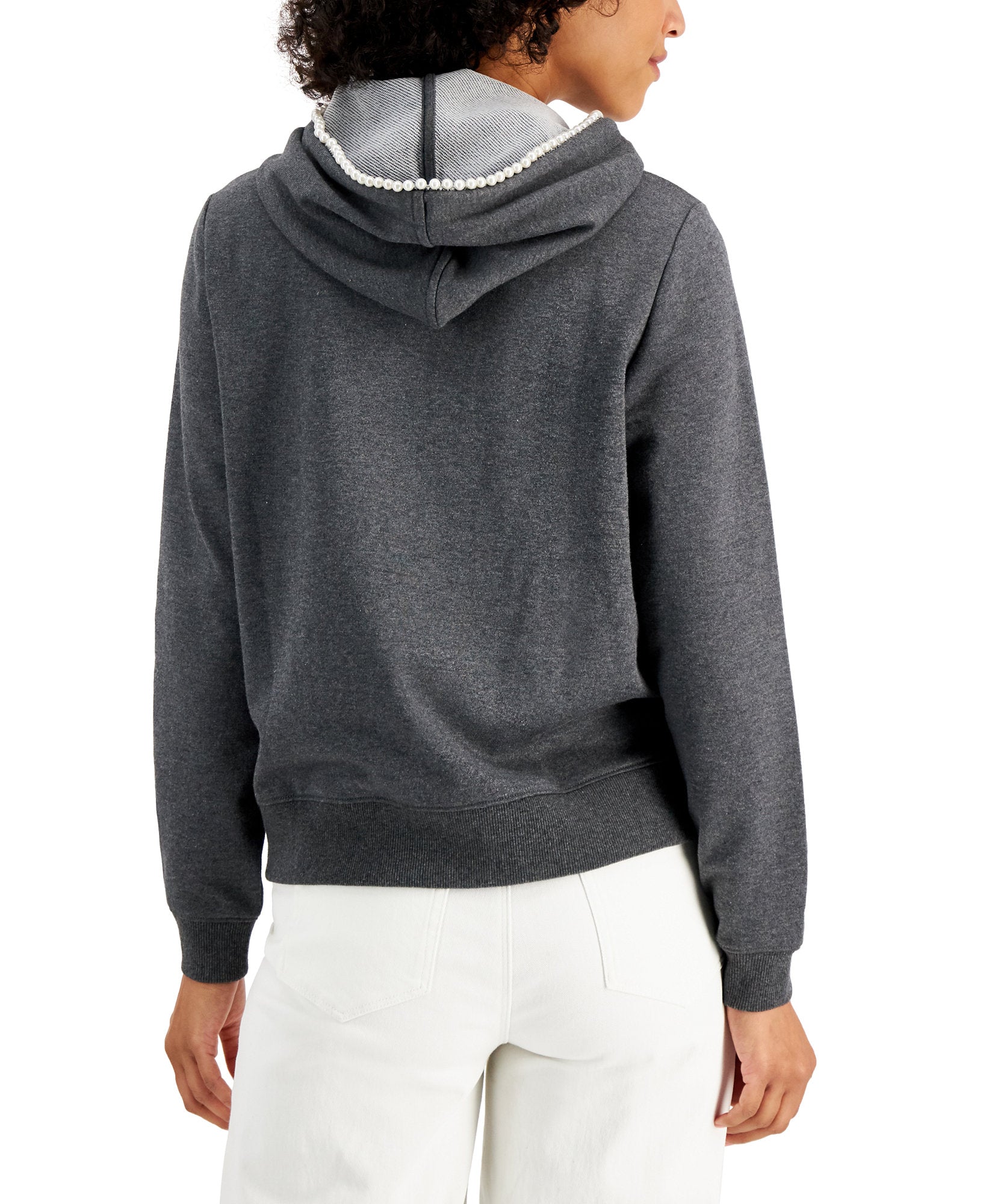 Charter Club Women Embellished Hoodie