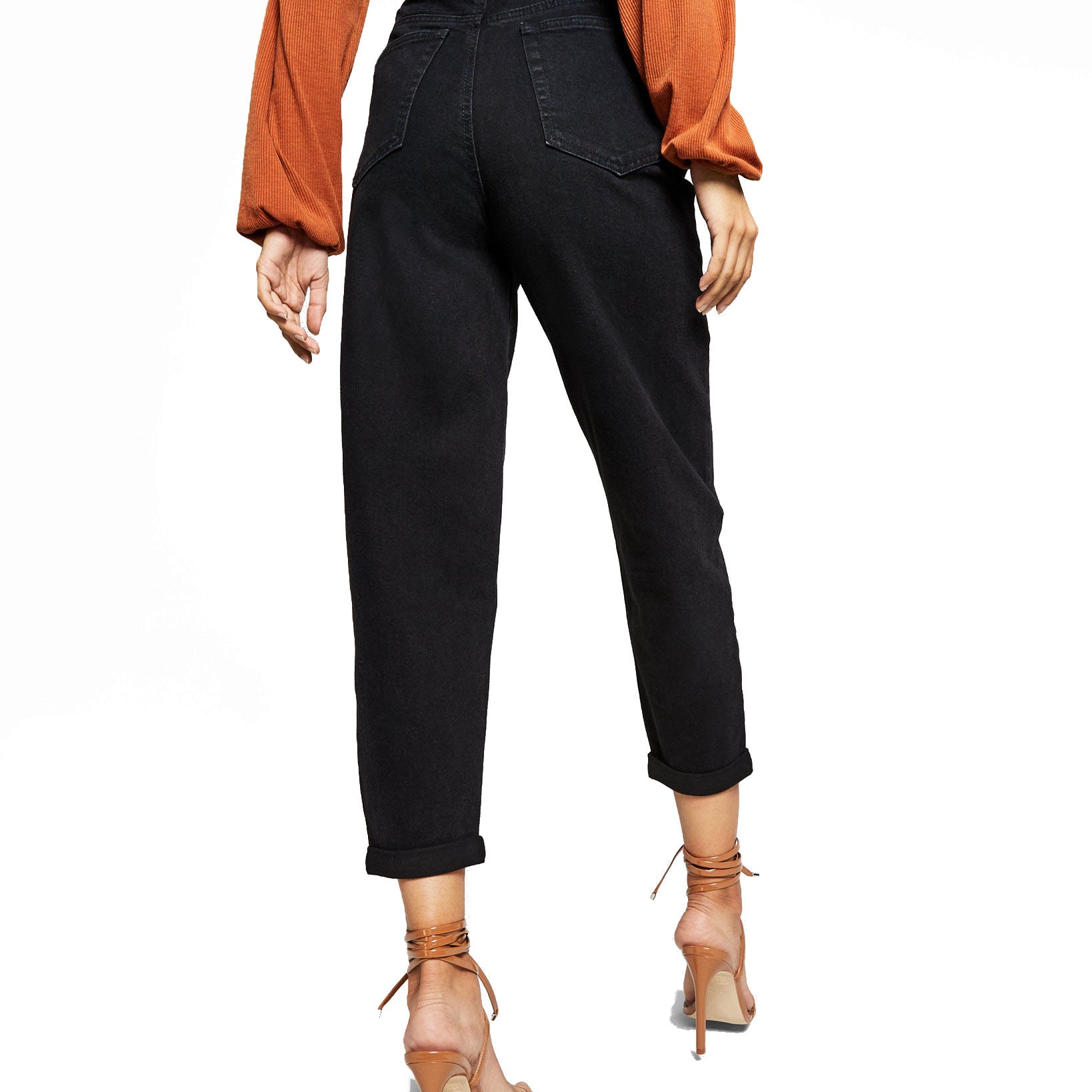 And Now This Women Tapered Cuffed Jeans