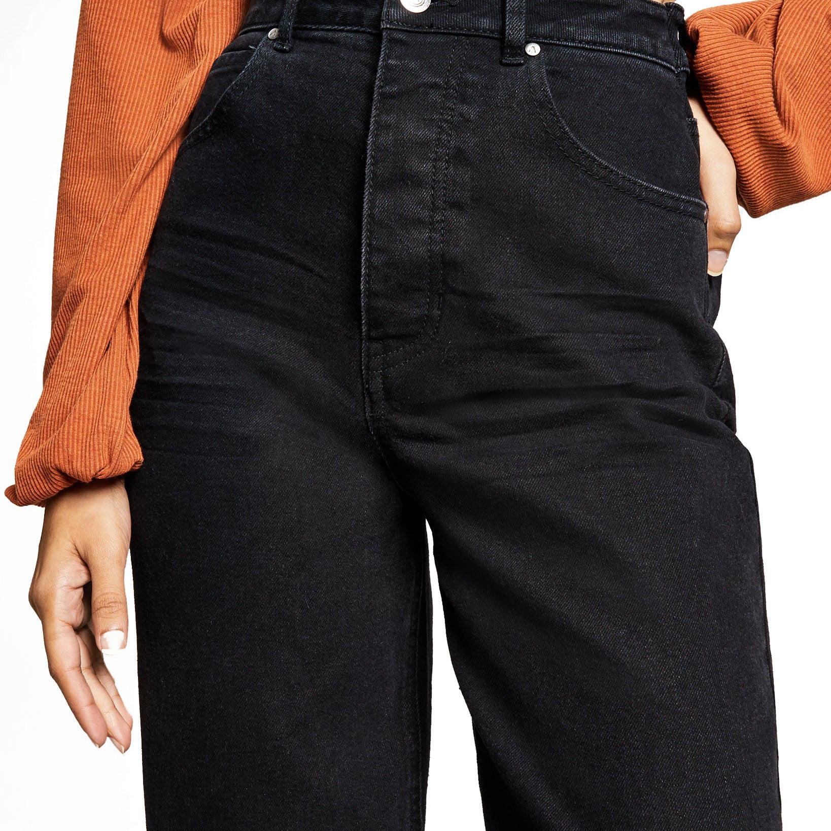 And Now This Women Tapered Cuffed Jeans