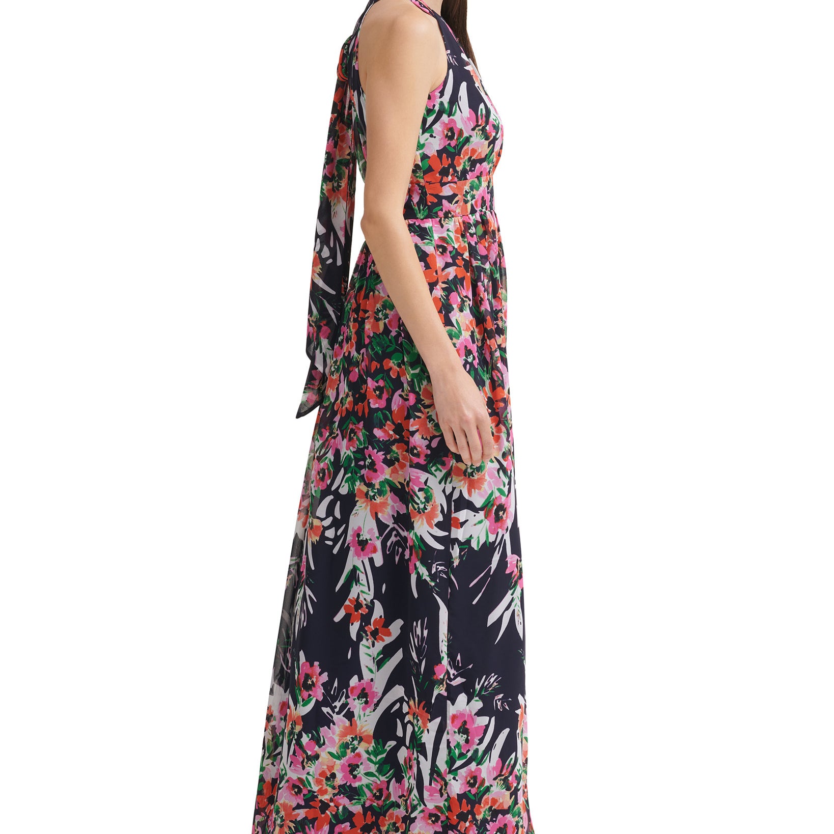 Eliza J Women Printed Halter Maxi Dress