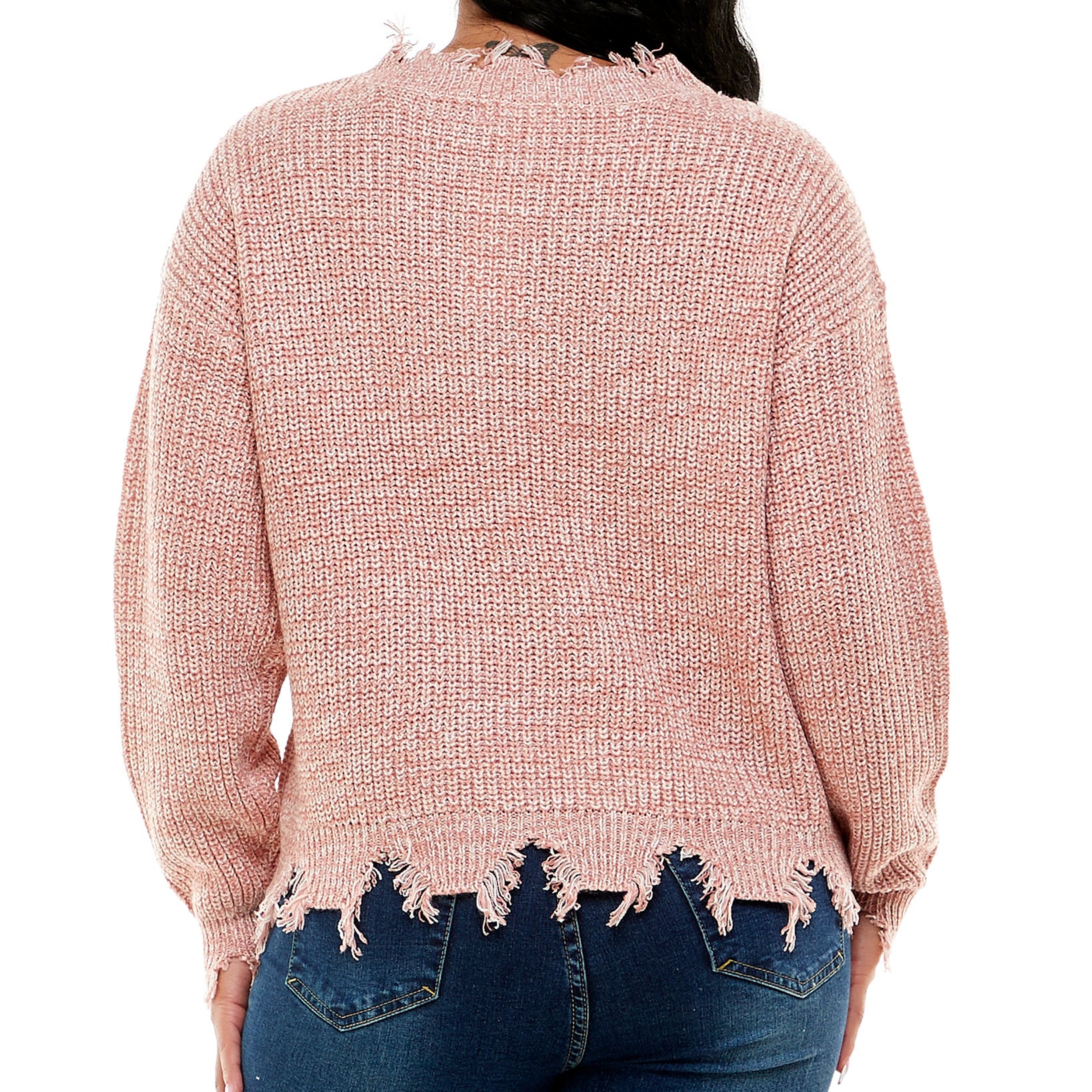 Planet Gold Juniors Distressed Sweater