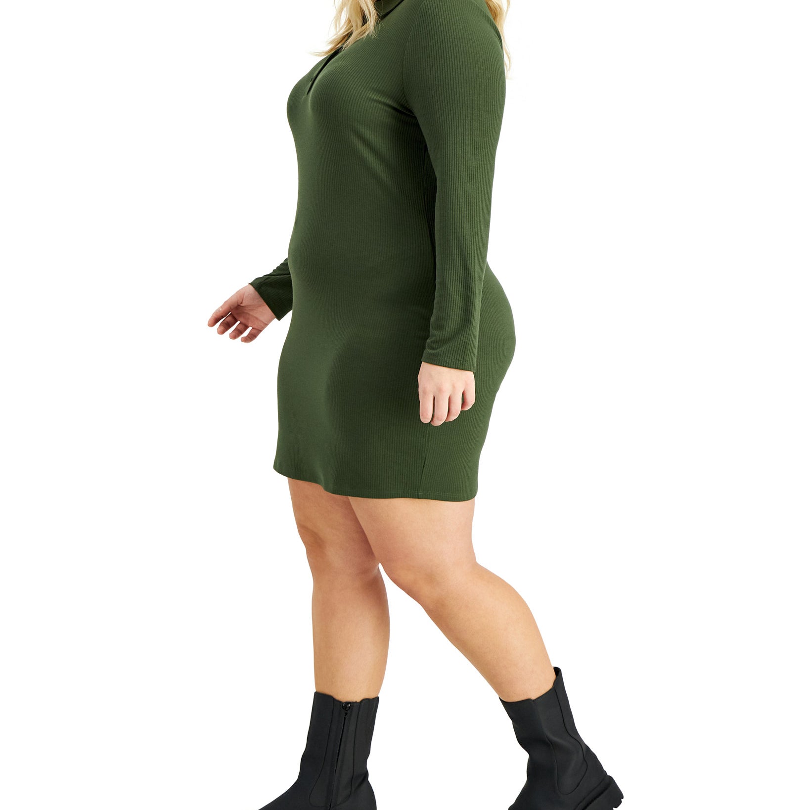 Love, Fire Women Plus Polo Bodycon Dress
