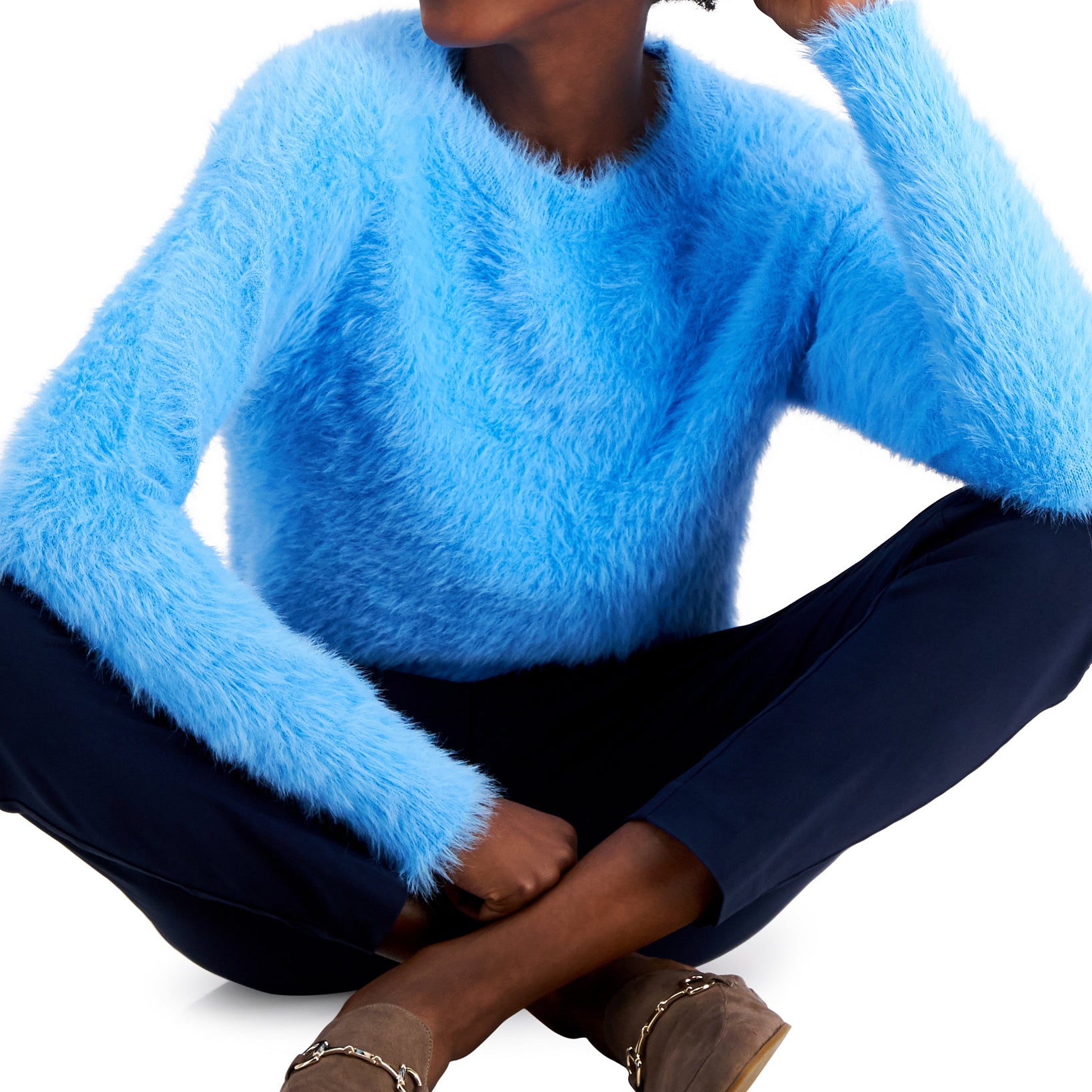 Alfani Women Cozy Crewneck Sweater