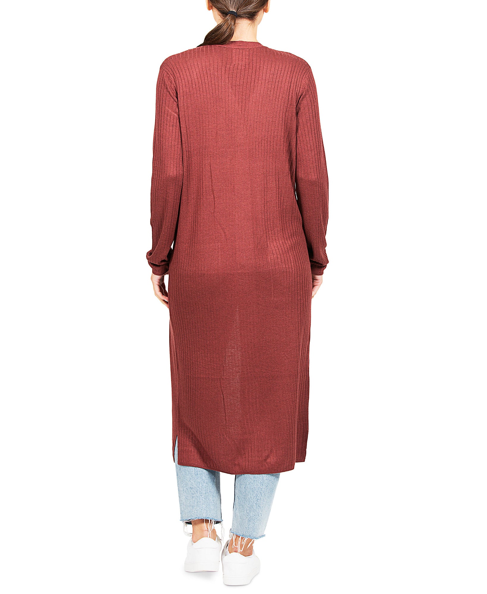 Hippie Rose Women Ribbed Duster Cardigan
