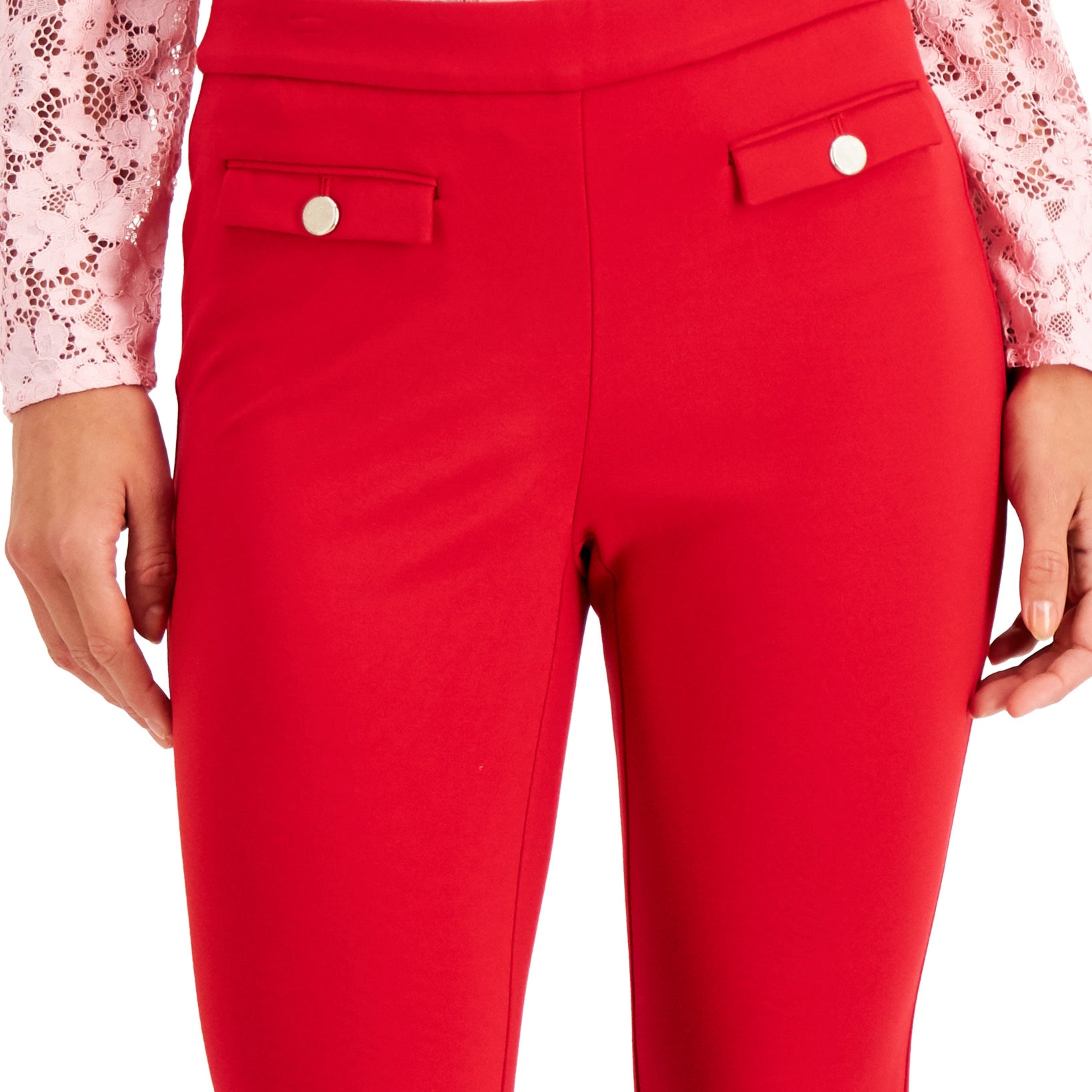 Charter Club Women Ponté Knit Pull On Skinny Pants