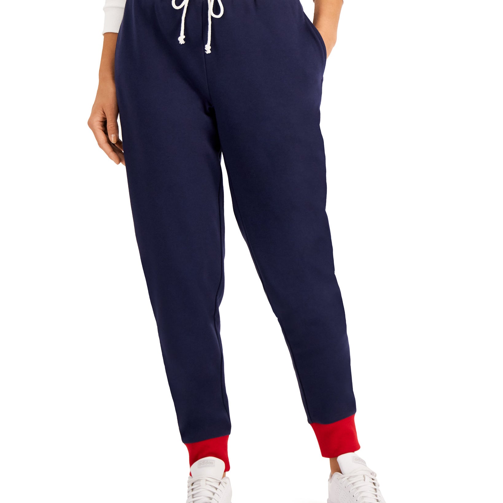 Charter Club Women Colorblocked Joggers Intrepid Blue