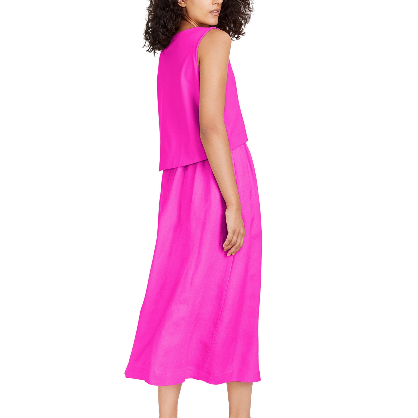 Alfani Women Layered Look Midi Sleeveless Dress