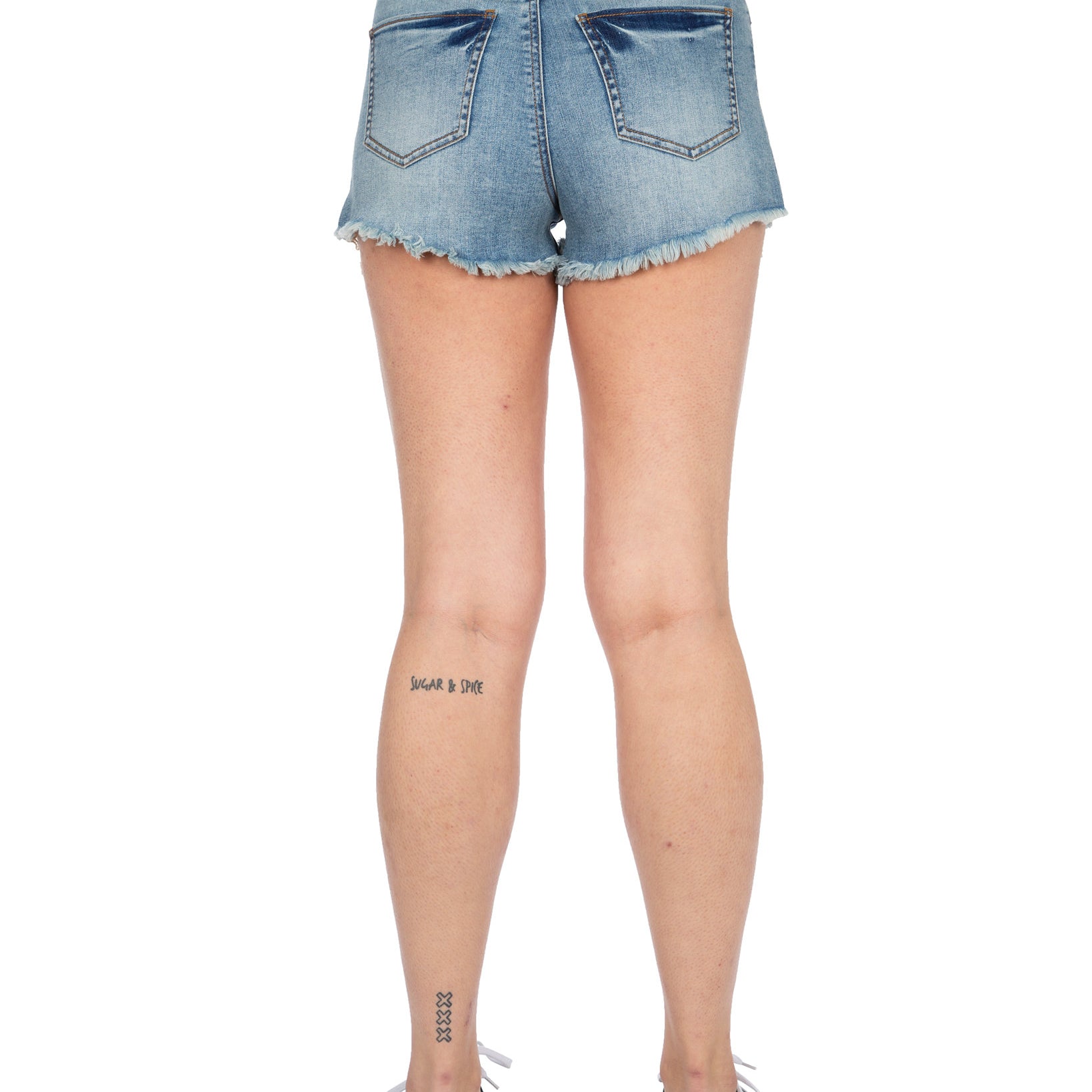 Rewash Women Super High Rise Wedge Shorts