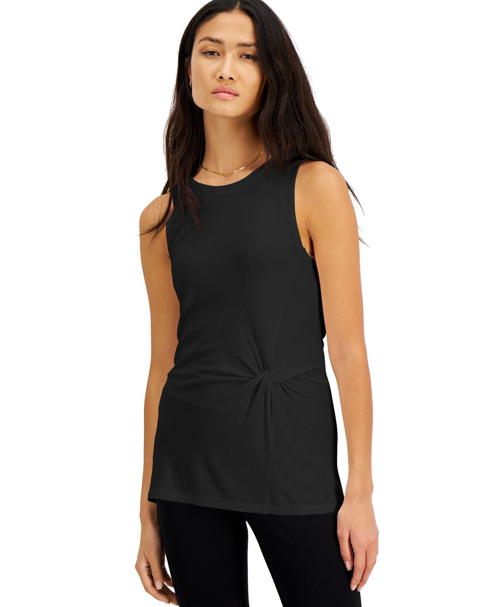 INC International Concepts Women Twisted Tank Top