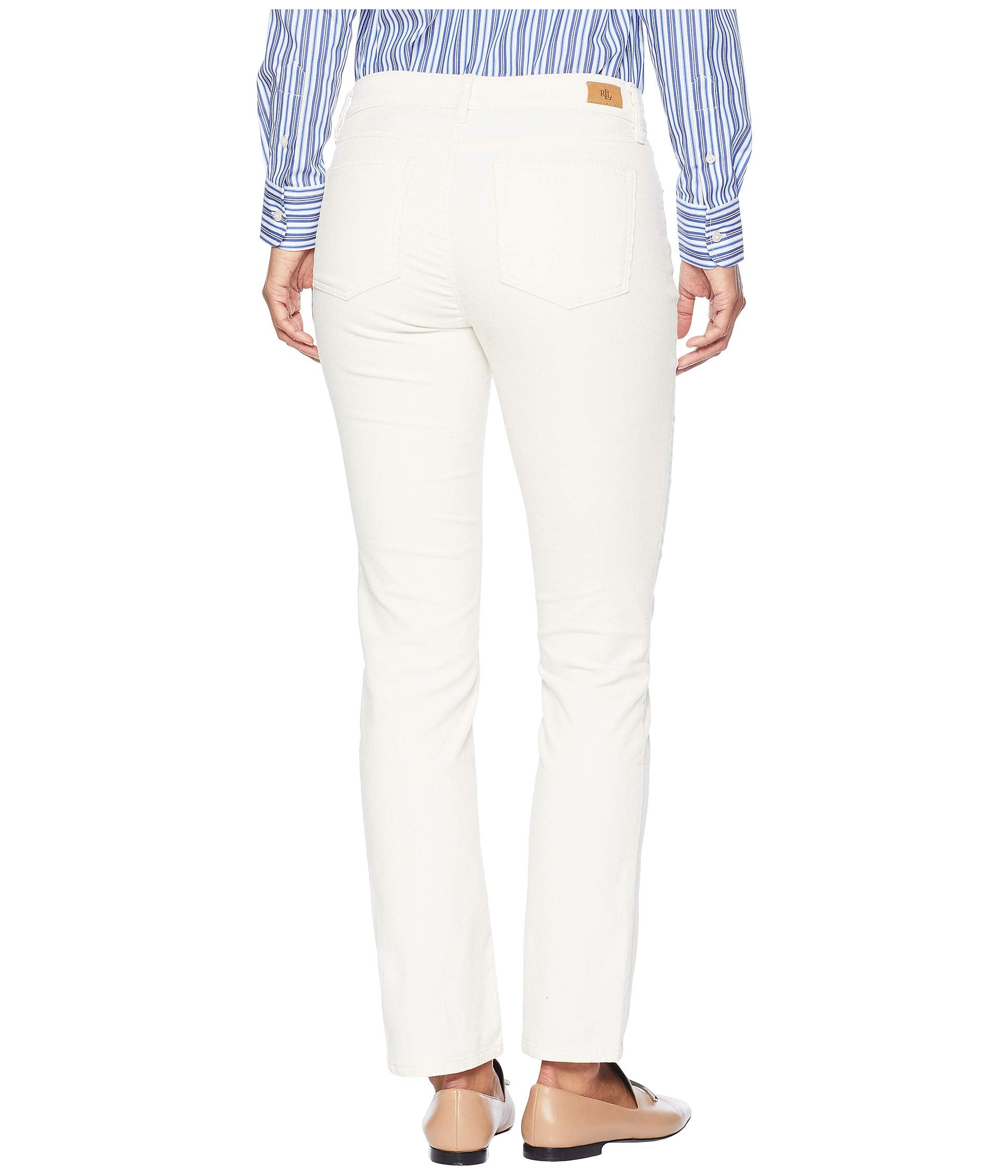 Lauren Ralph Lauren Women Petite Premier Straight Corduroy Pants