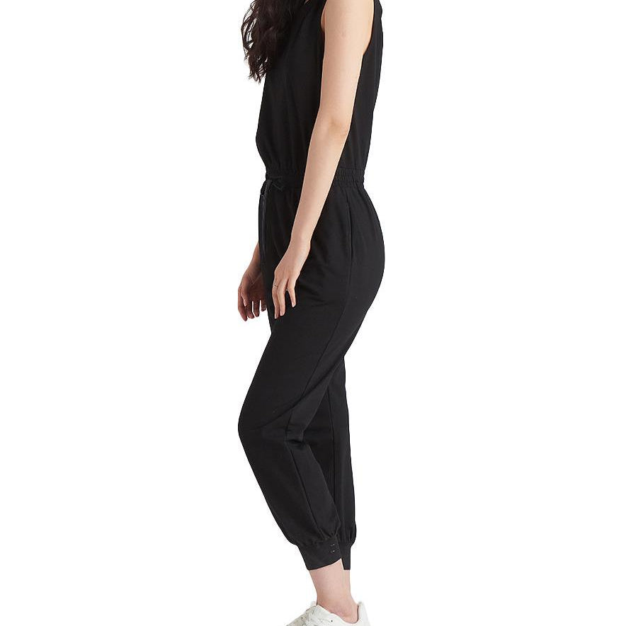 Black Tape Women Cutout Jogger Jumpsuit