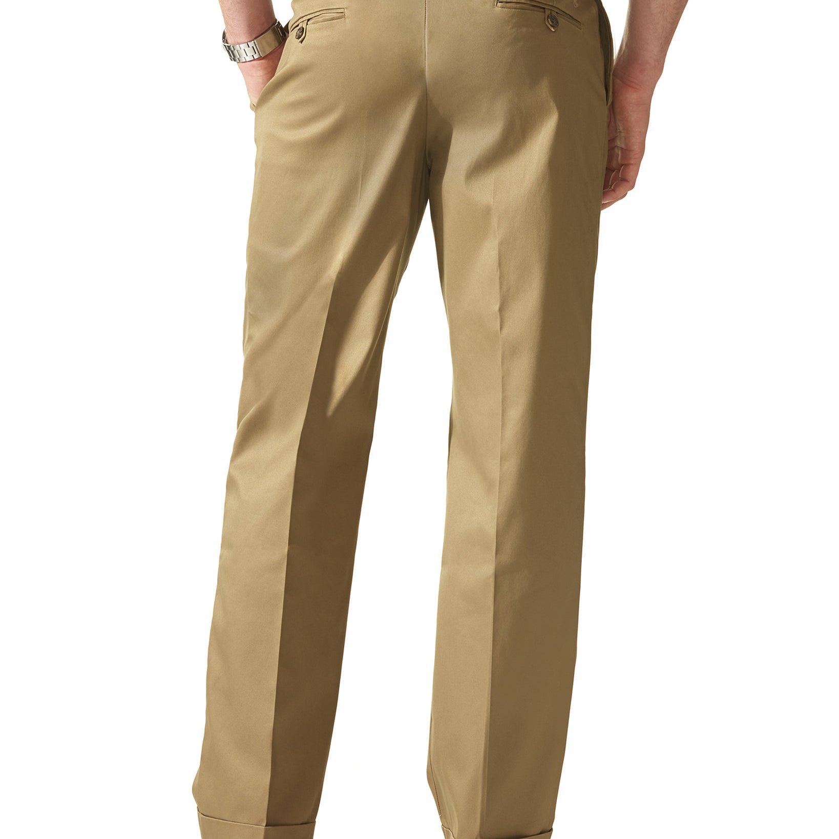 Dockers Men Never Iron Classic Fit Pleated Pants