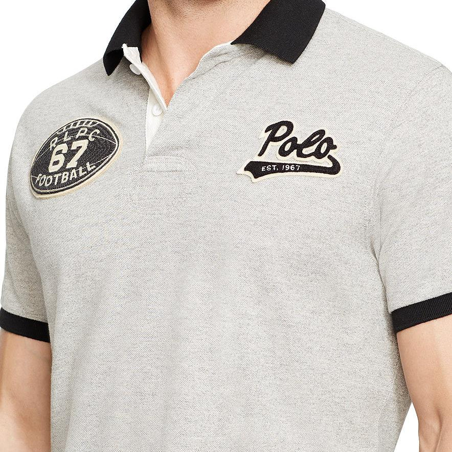 Polo Ralph Lauren Men Custom Fit Football Polo