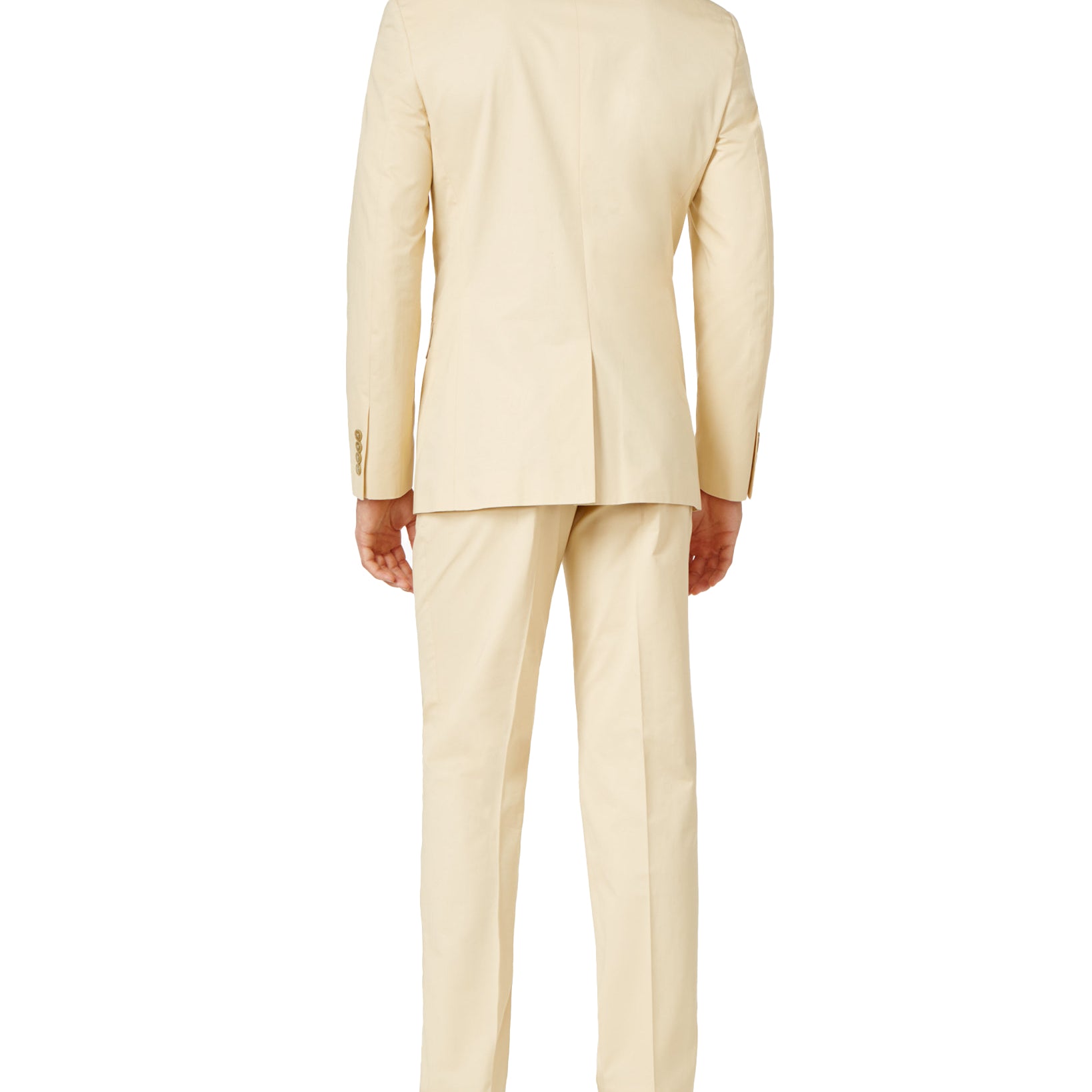 Bar III Men Khaki Solid Cotton Slim Fit Jacket