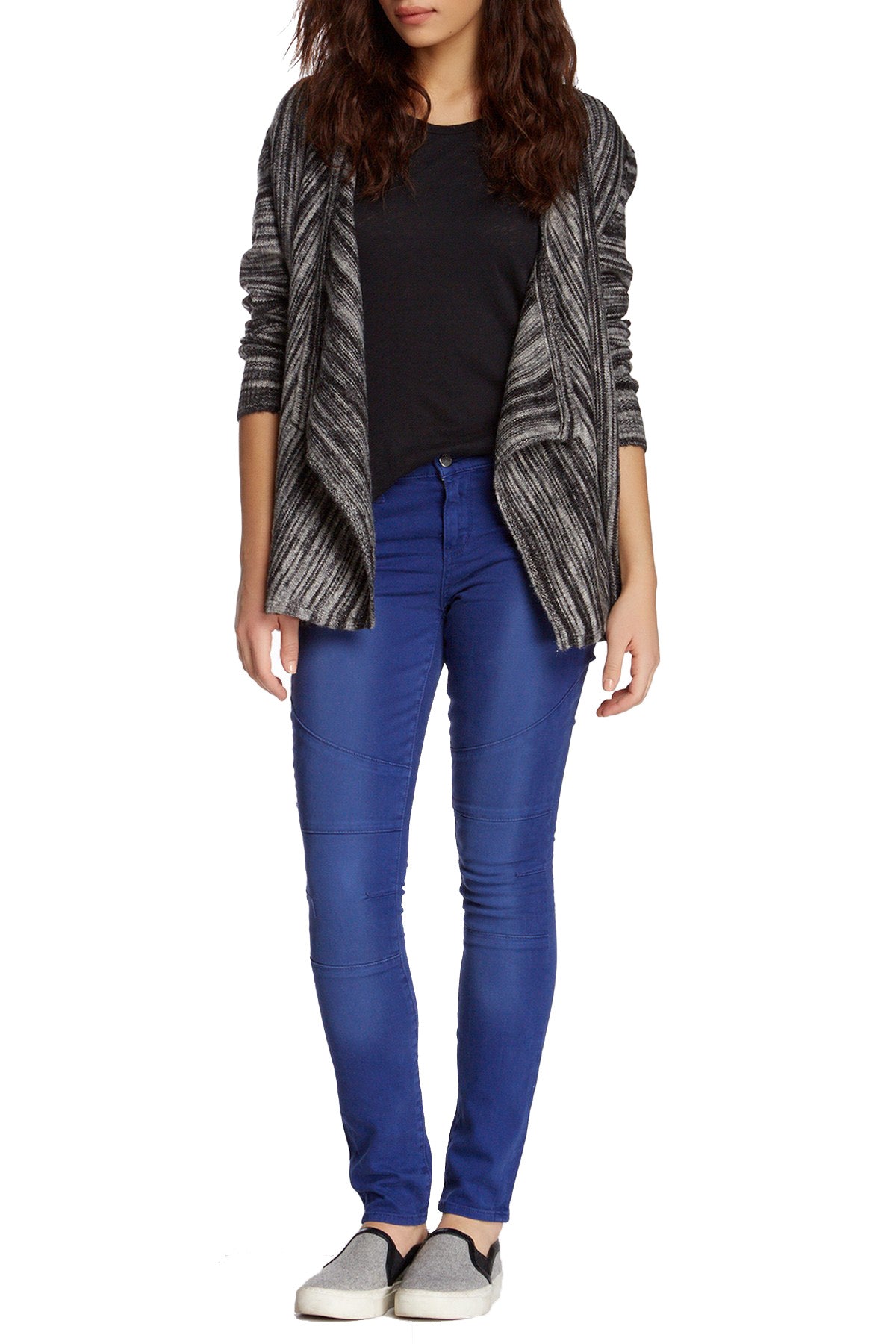 DKNY Women Avenue B Skinny Moto Jeans