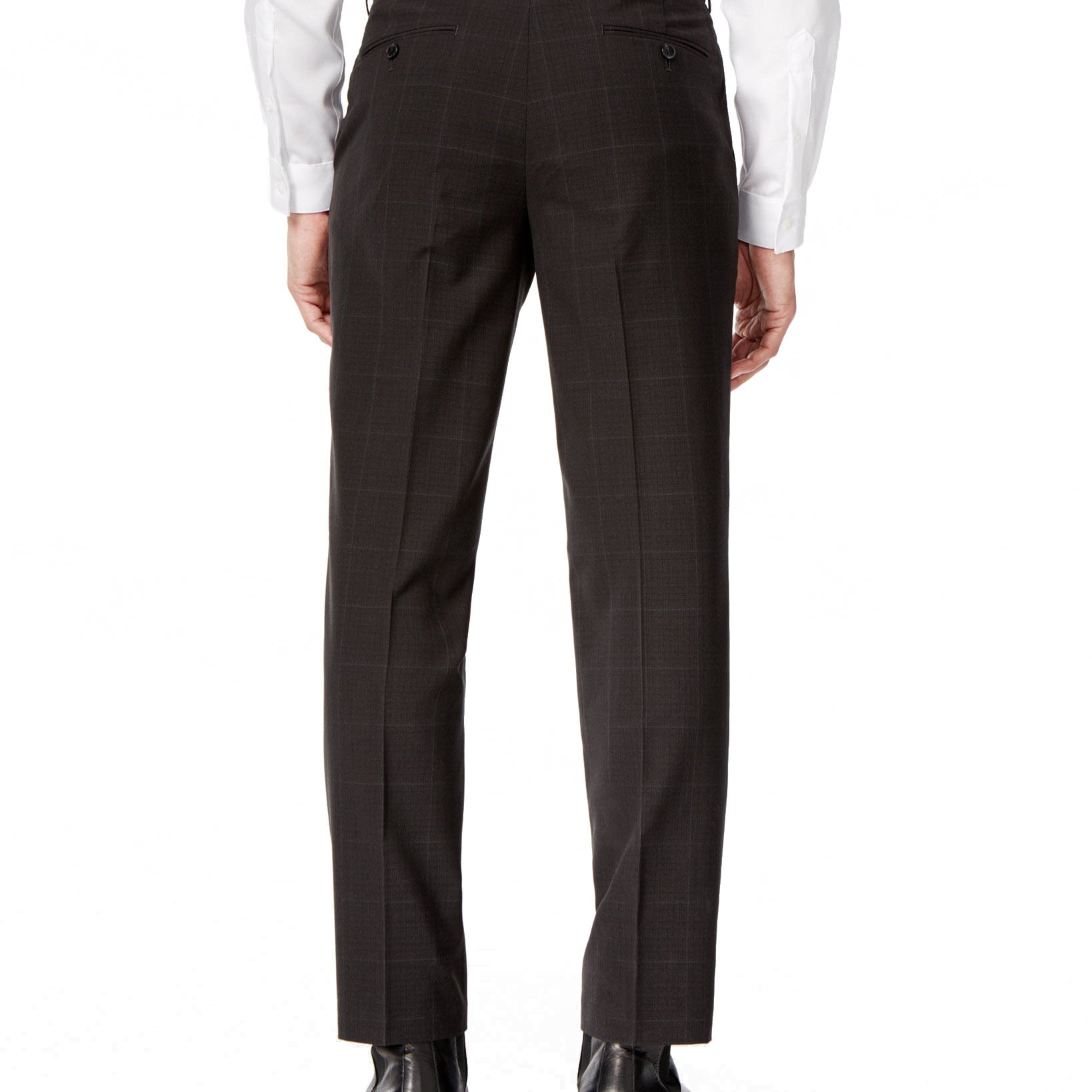INC International Concepts Men Windowpane Check Dress Pants