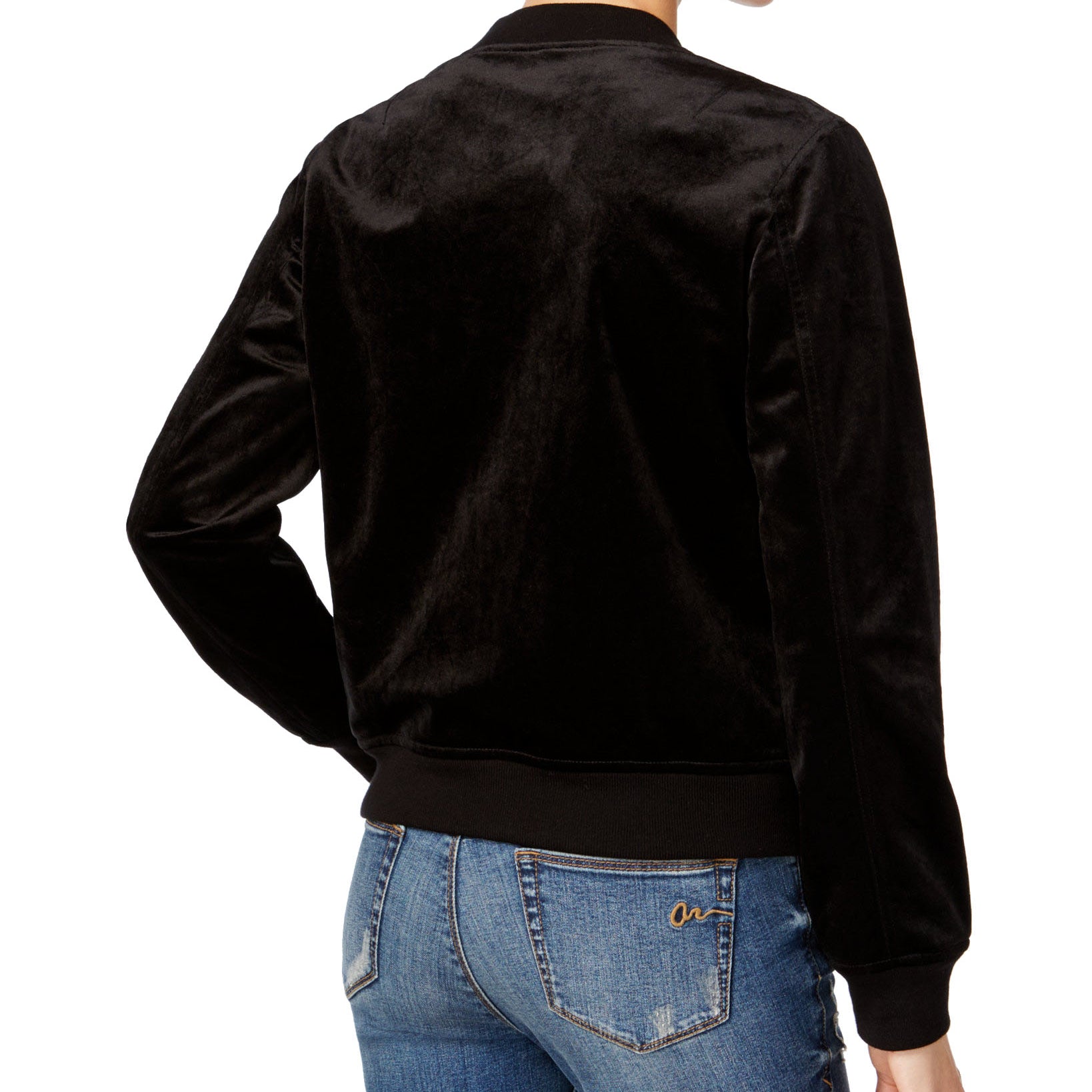 Sanctuary Women Velvet Bomber Jacket