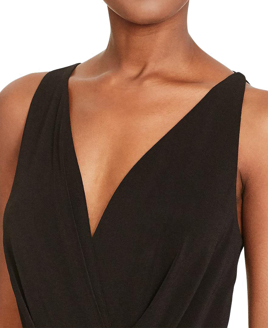 Lauren Ralph Lauren Women Petite Jersey Surplice Jumpsuit