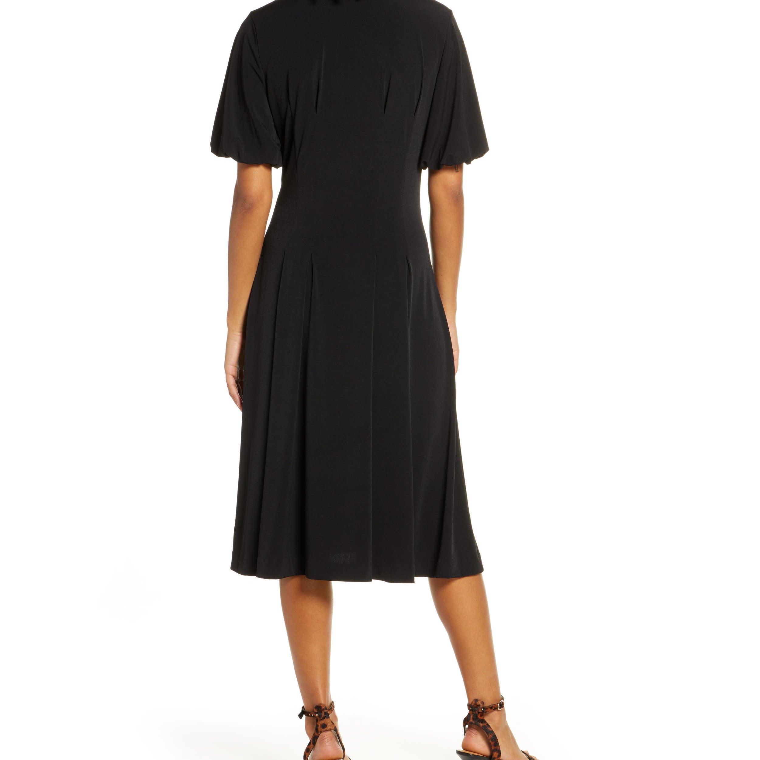 French Connection Women Serafina Button Front Fit & Flare Dress