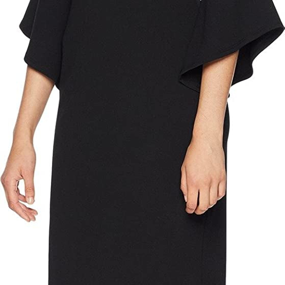 Bebe Women Off The Shoulder Bell Sleeve Cocktail Dress