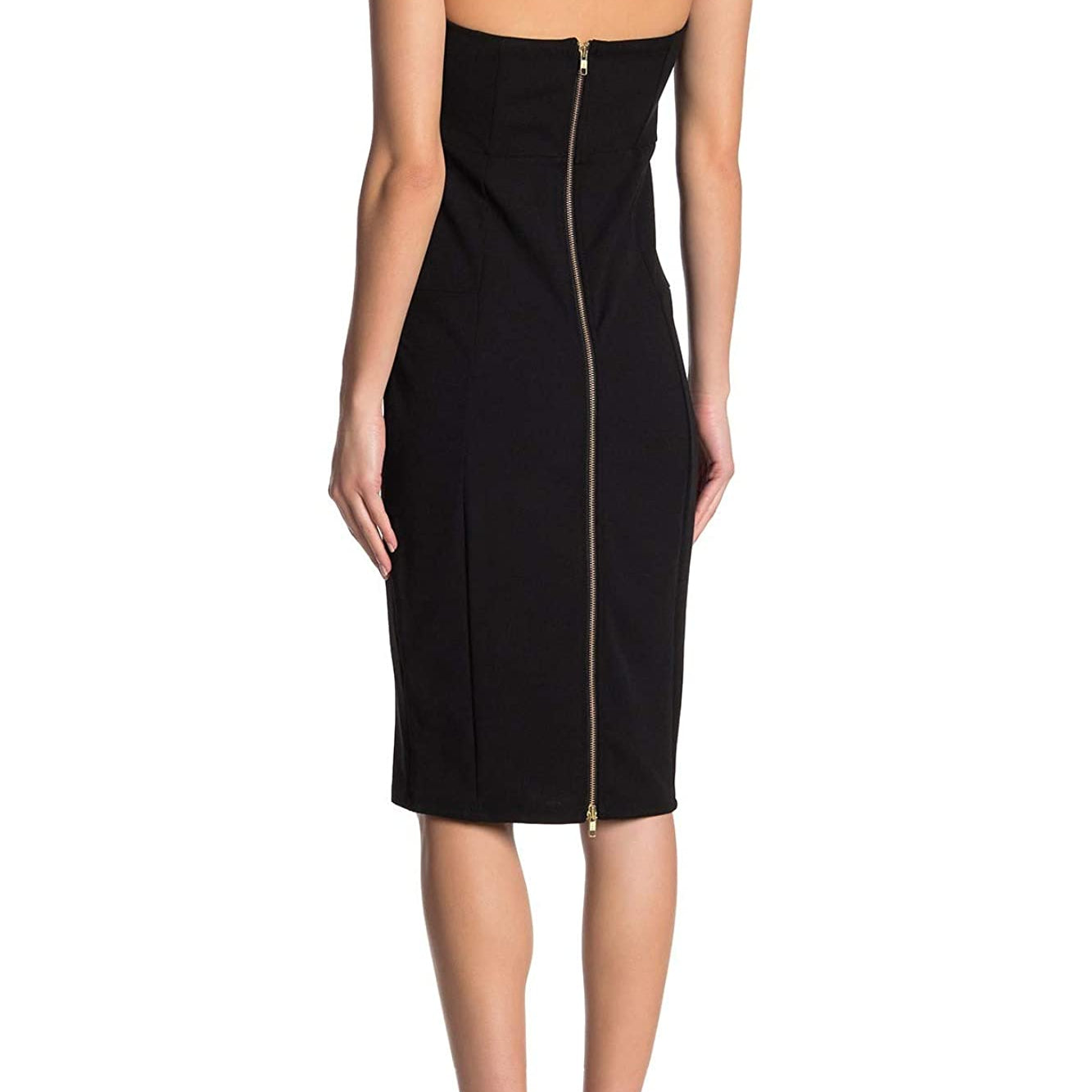Bebe Women Strapless Tube Top Midi Dress