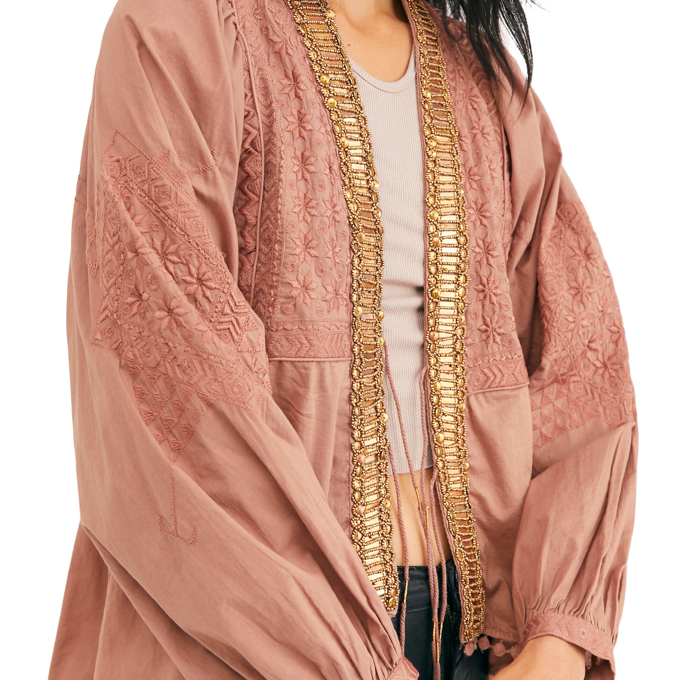 Free-People-Women-Jasmine-Embroidered-Jacket-Pink-Mist