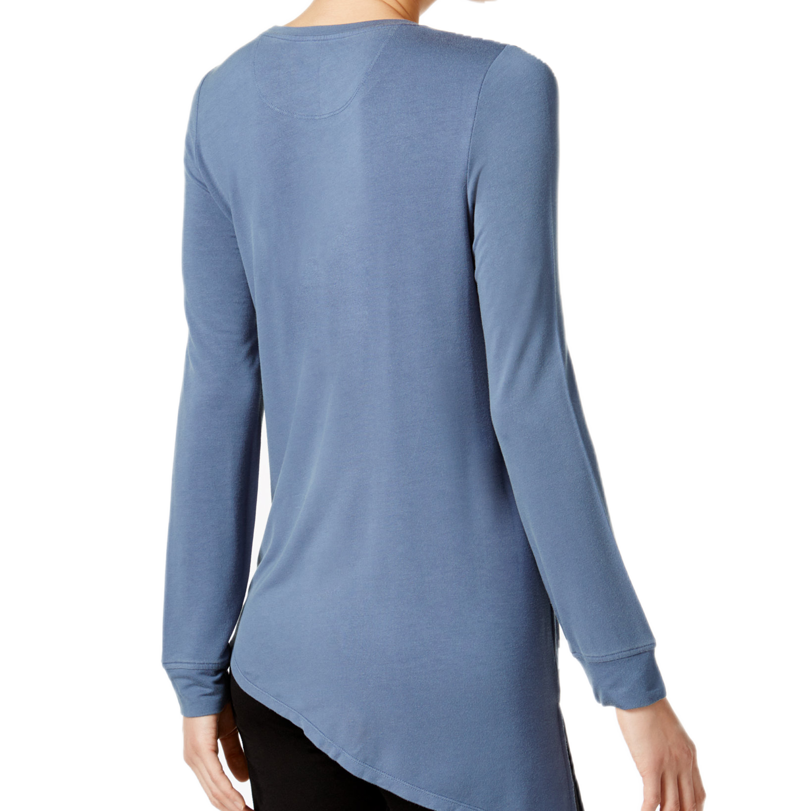 G.H. Bass & Co Women Asymmetrical Logo Sweatshirt