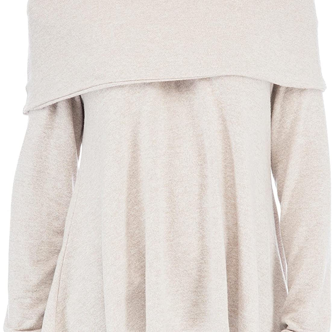 B Collection by Bobeau Women Capri Two in One Top Oatmeal
