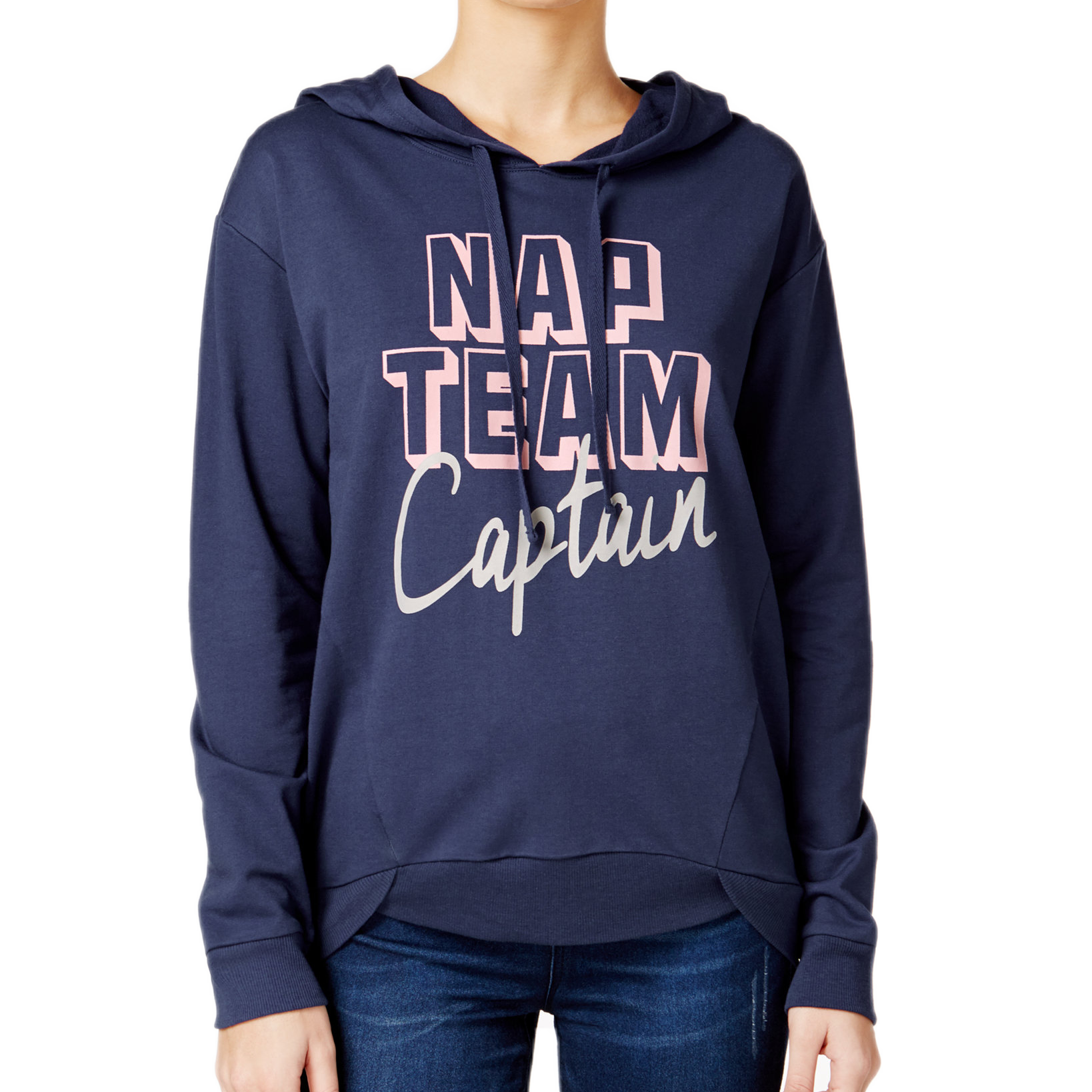 Rebellious One Juniors Nap Team Captain Graphic Hoodie Navy