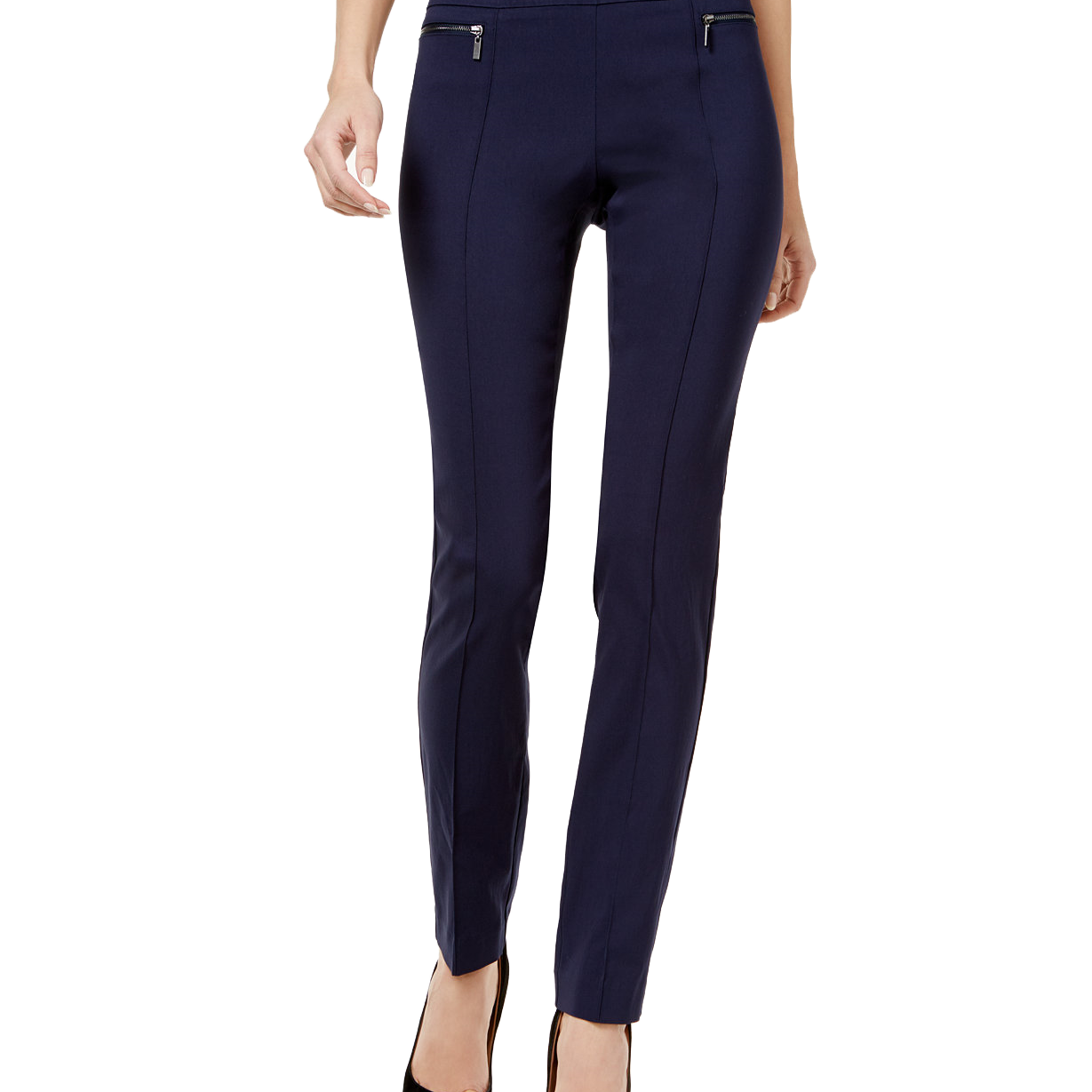 Style & Co Women Pull On Skinny Pants Industrial Blue