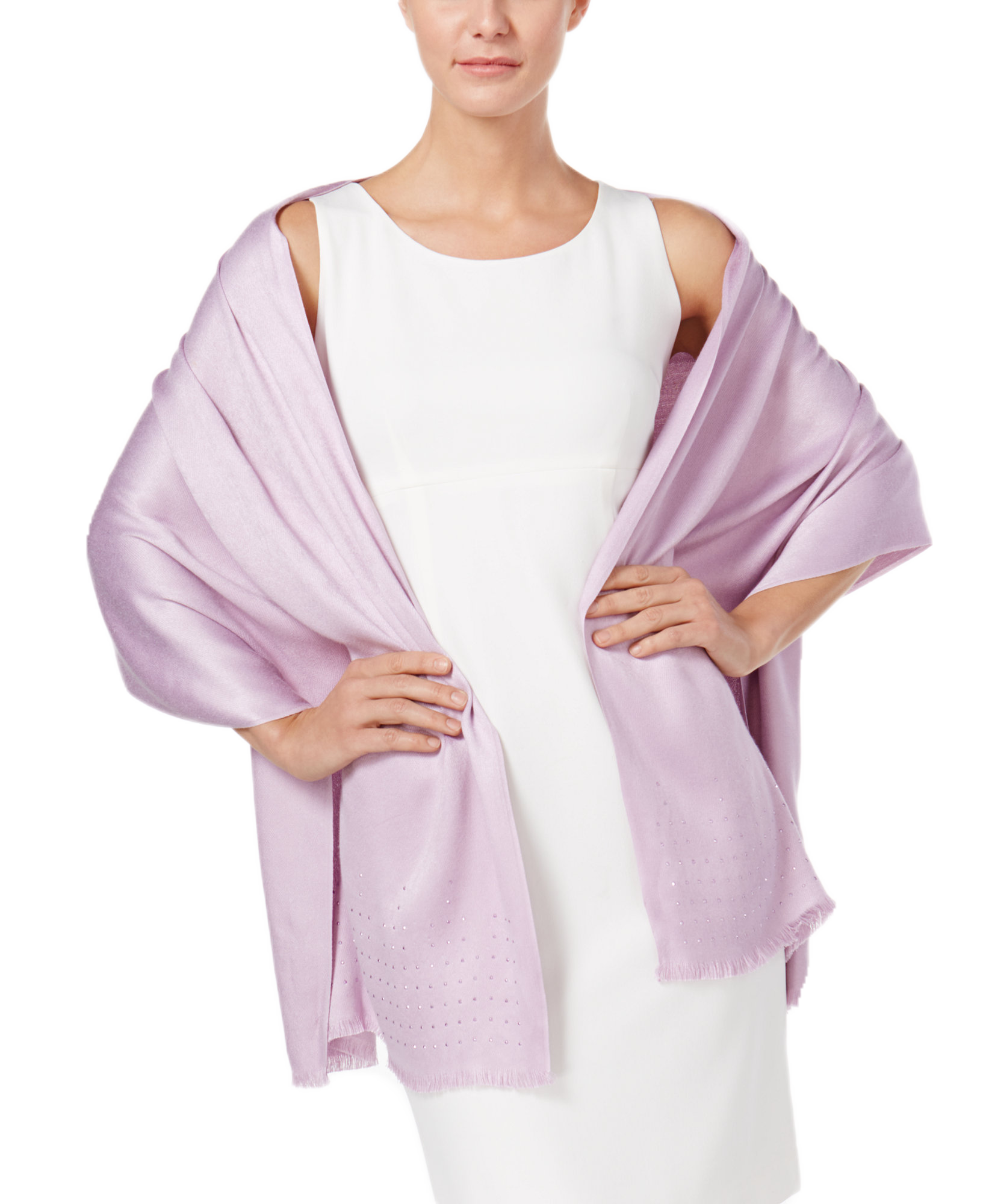 INC International Concepts Women Gemstone Wrap Lavender