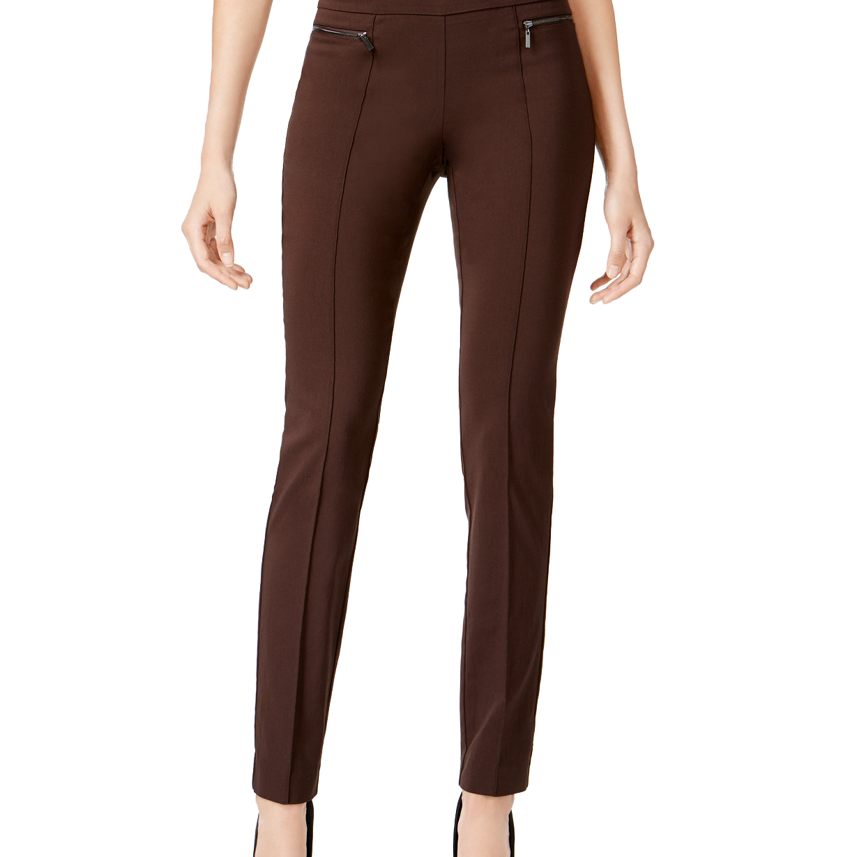 Style & Co Women Pull On Skinny Pants Rich Truffle