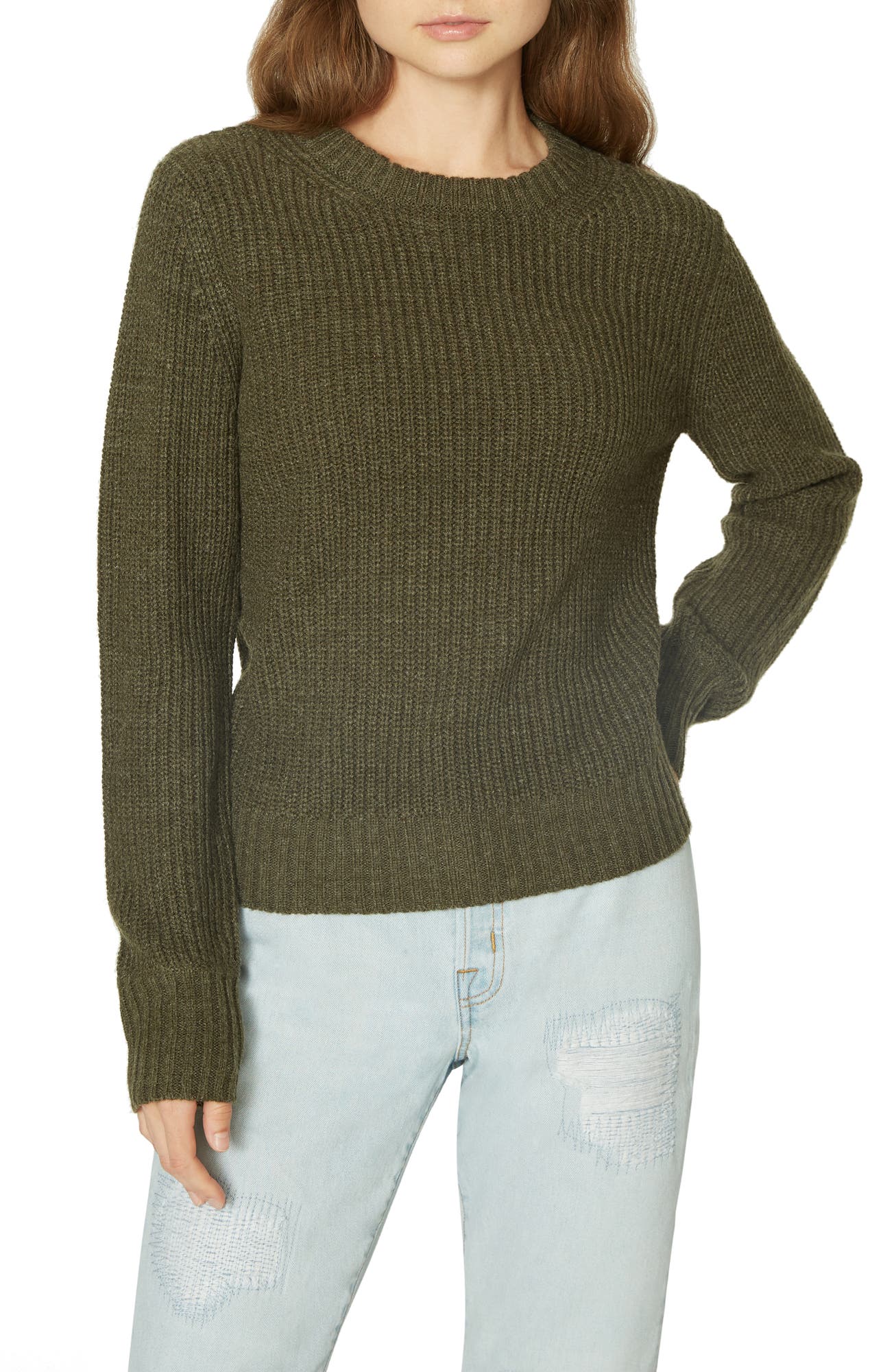 Sanctuary Women Open Back Sweater