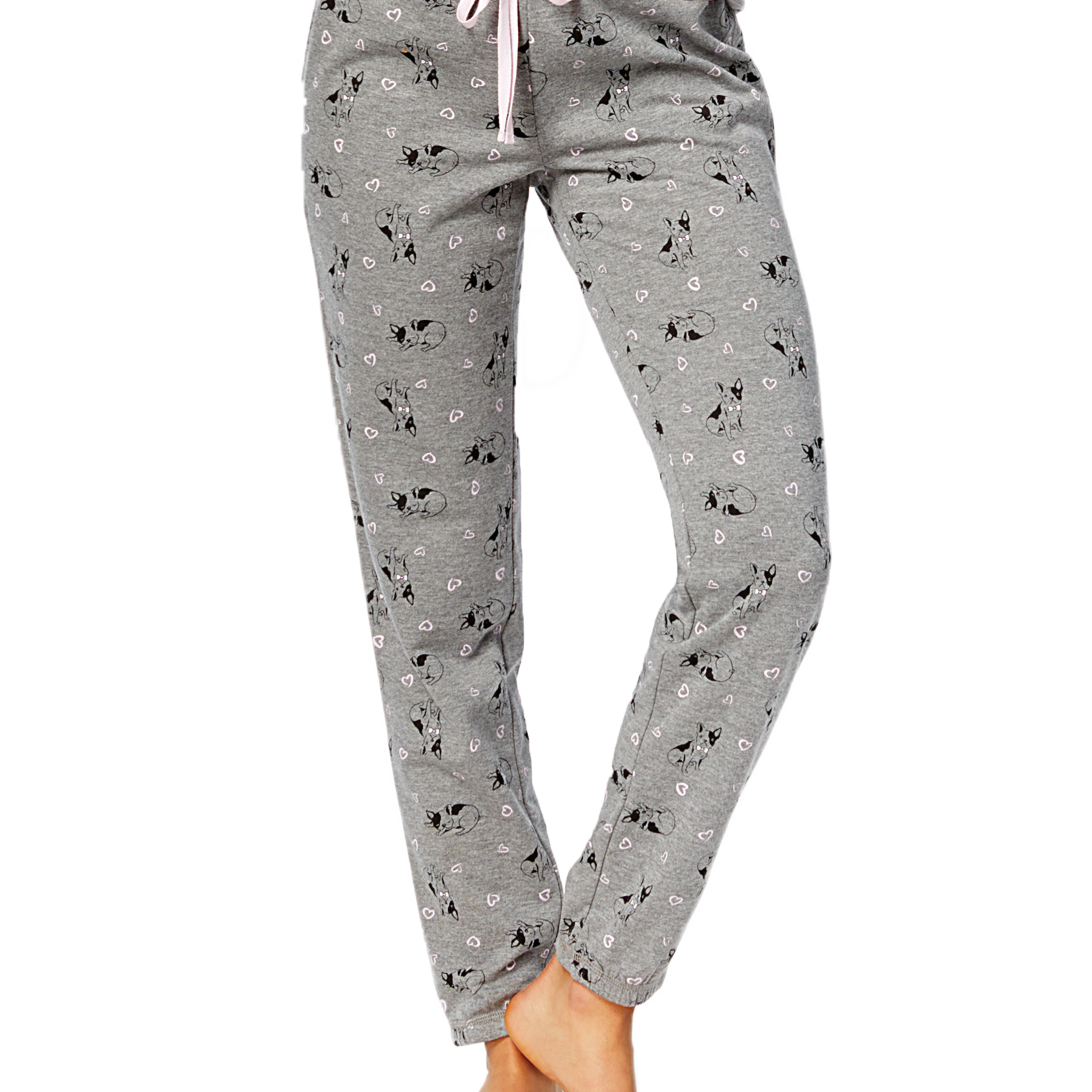 Jenni by Jennifer Moore Women Printed Jogger Pajama Pants Sleeping Dogs