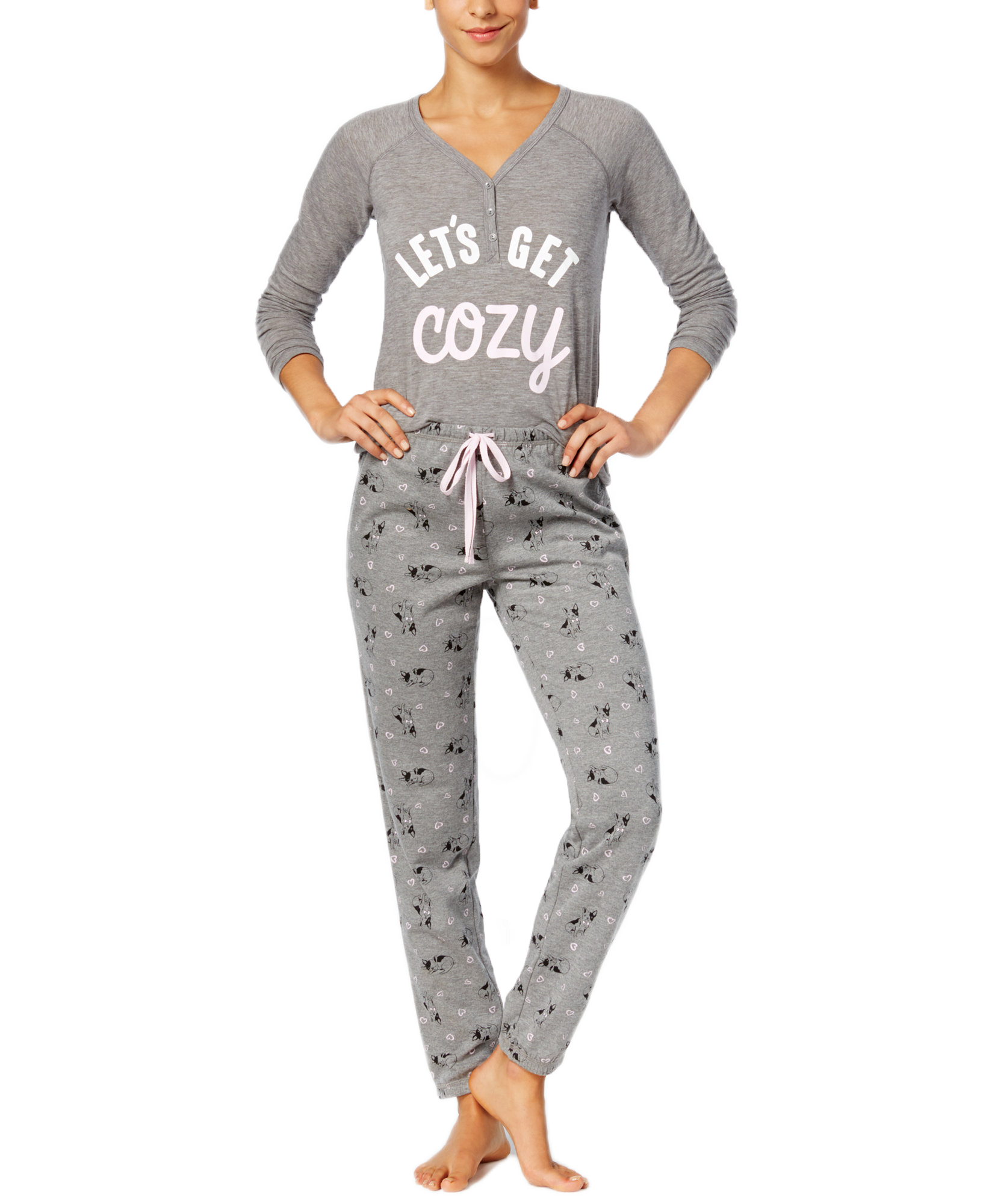 Jenni by Jennifer Moore Women Printed Jogger Pajama Pants